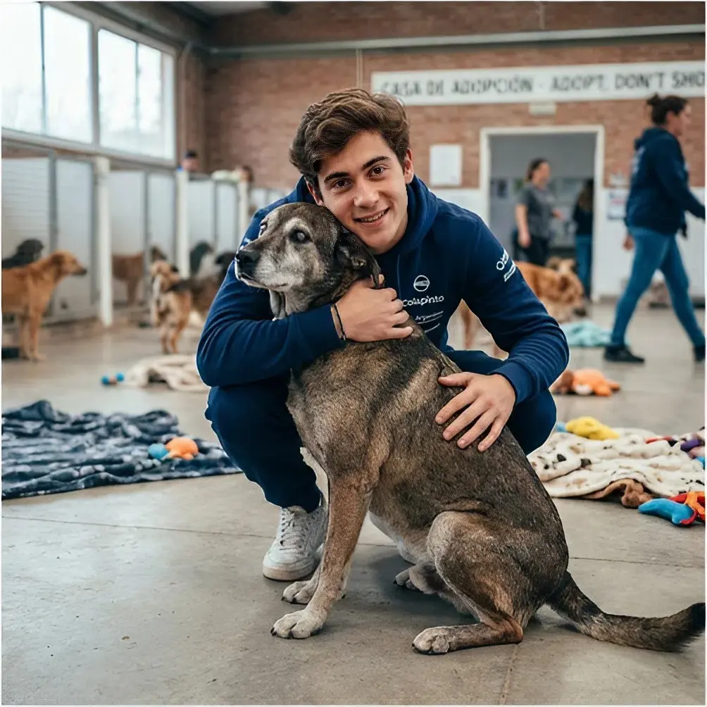 Cover Image for Franco Colapinto entró en silencio a un refugio de animales en apuros en su ciudad natal, Pilar, Buenos Aires, con solo 48 horas antes de que tuviera que cerrar sus puertas, dejando a 27 animales en riesgo de ser eutanasiados.