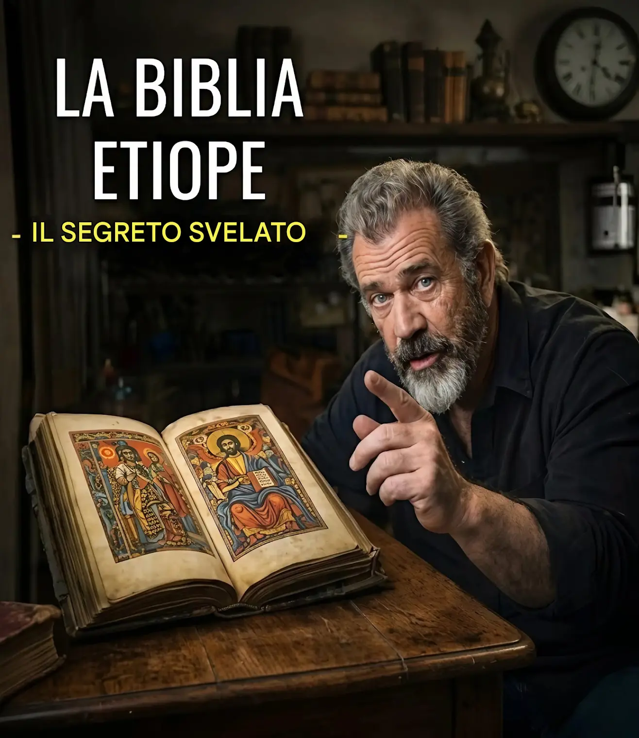 Cover Image for 🚨 Mel Gibson: “La Bibbia etiope descrive Gesù con dettagli incredibili e non è quello che si immagina”