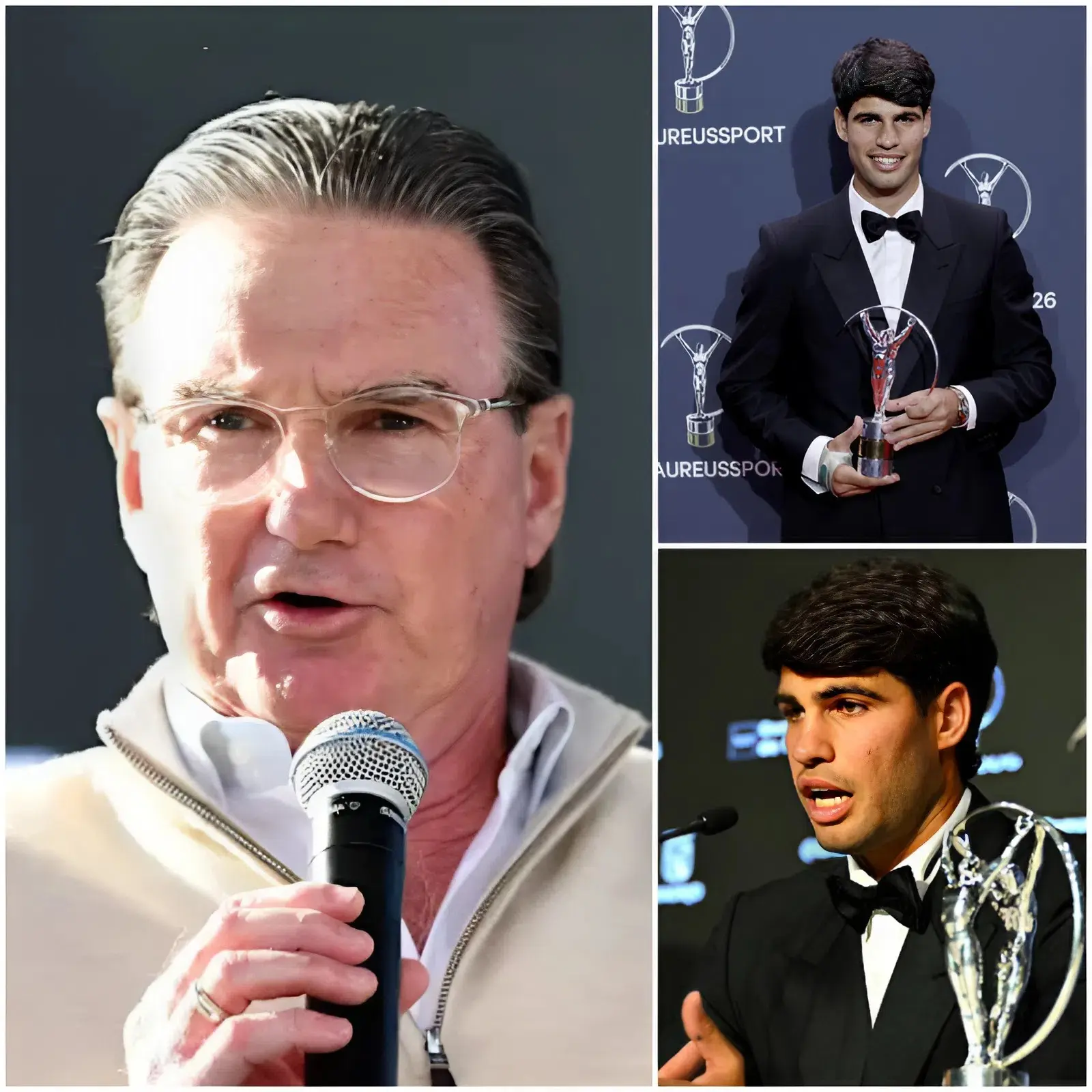 Cover Image for 🚨“THE TRUTH HAS FINALLY BEEN REVEALED” — Caroline Wilson has just released shocking information, shaking the global tennis world with new revealing details surrounding Carlos Alcaraz after he won the Laureus World Sportsman of the Year Award — as controversies among top players are simultaneously erupting and drawing massive public attention!