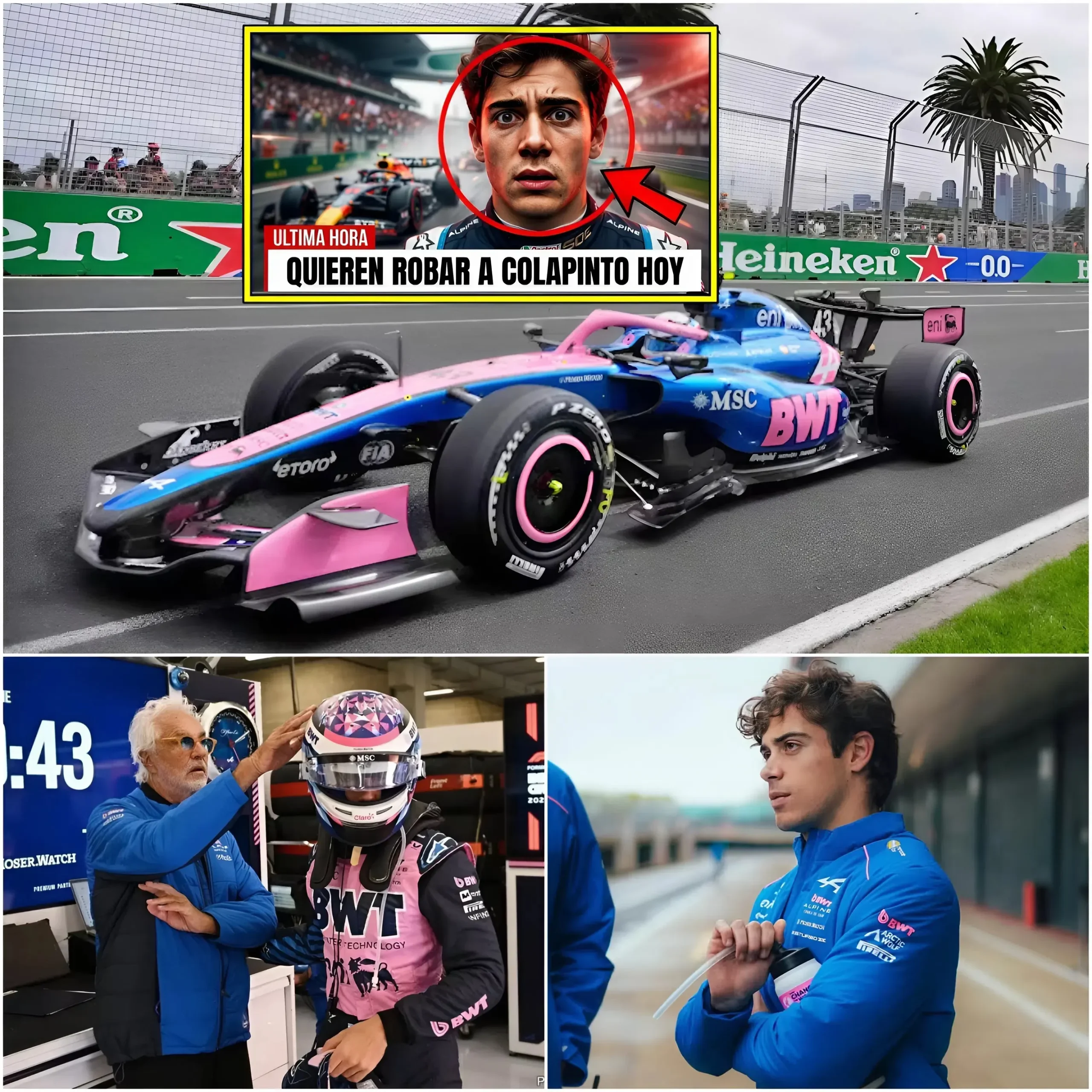 Cover Image for ¡ÚLTIMO MOMENTO! ALPINE ESTALLA Y CONFIRMA LA MEJOR NOTICIA DE COLAPINTO QUE ATERRA A RIVALES