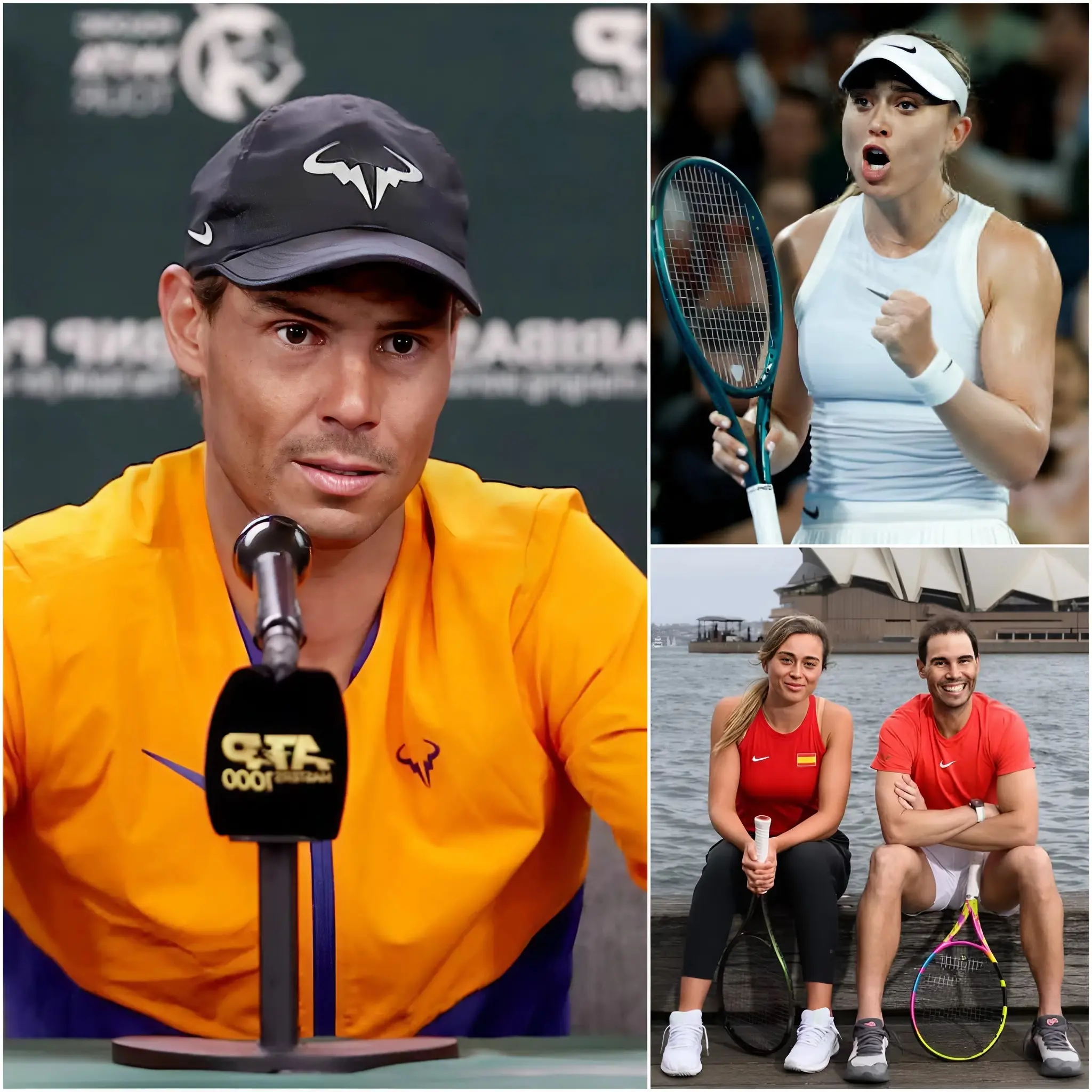 Cover Image for 10 MINUTOS ANTES: “Es una persona admirable por haberse atrevido a defender la justicia para los demás, incluso a costa de sus propios intereses.” Rafael Nadal ha enviado su firme apoyo a Paula Badosa en el Mutua Madrid Open.