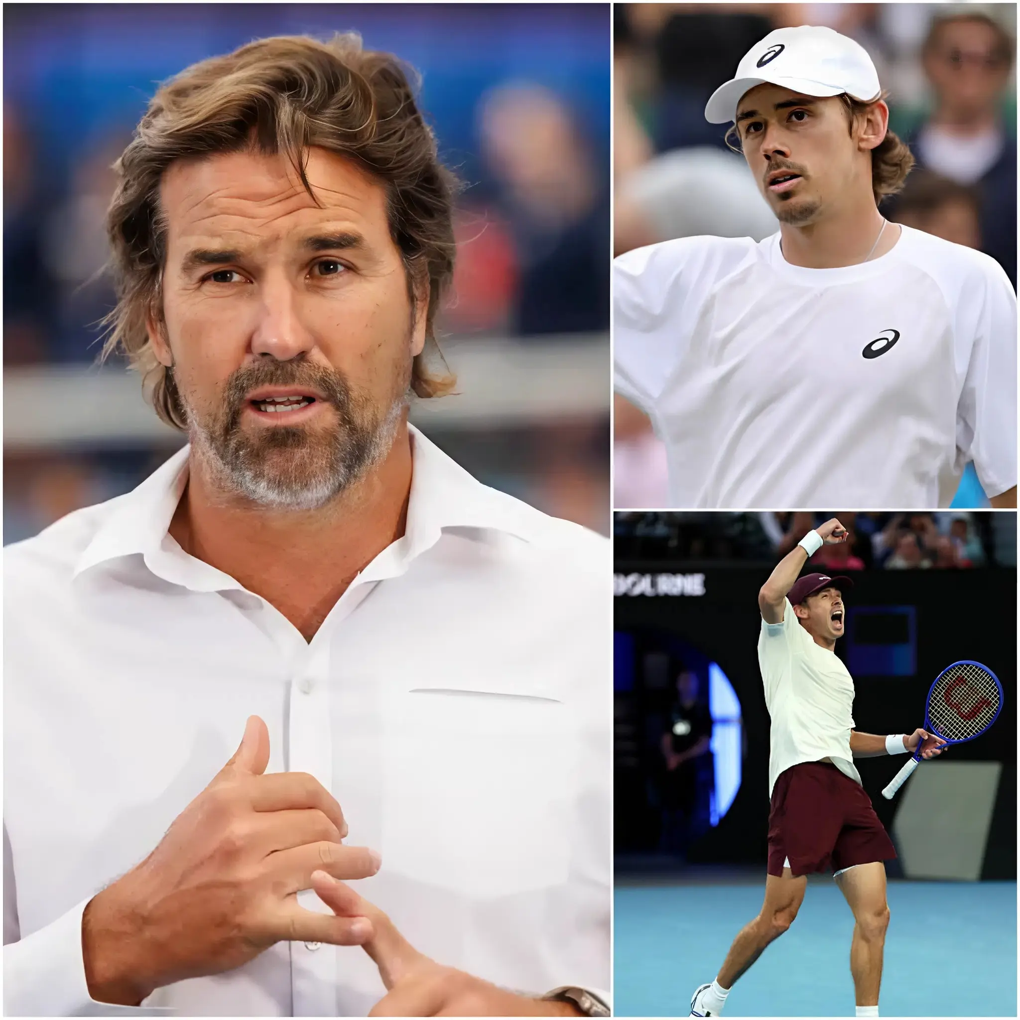 Cover Image for Patrick Rafter fiercely defends Alex de Minaur against match-fixing accusations, calling the criticism “unacceptable,” as their strong coach-player bond sparks a powerful on-court response.