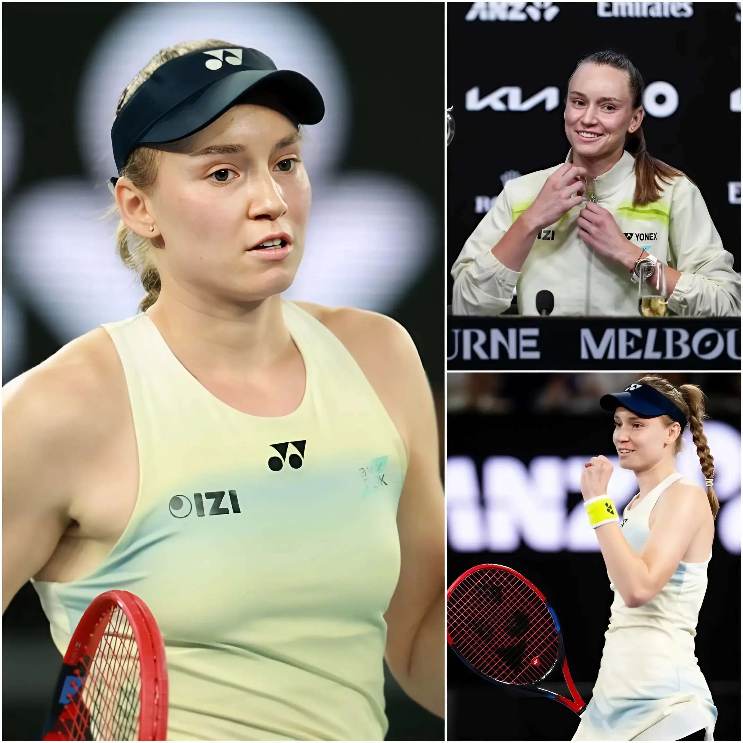 Cover Image for FOR THE FIRST TIME IN HER CAREER: Elena Rybakina is recognized as one of the most influential figures in modern tennis — not only for her titles, but for the way she defines composure and resilience on the court.