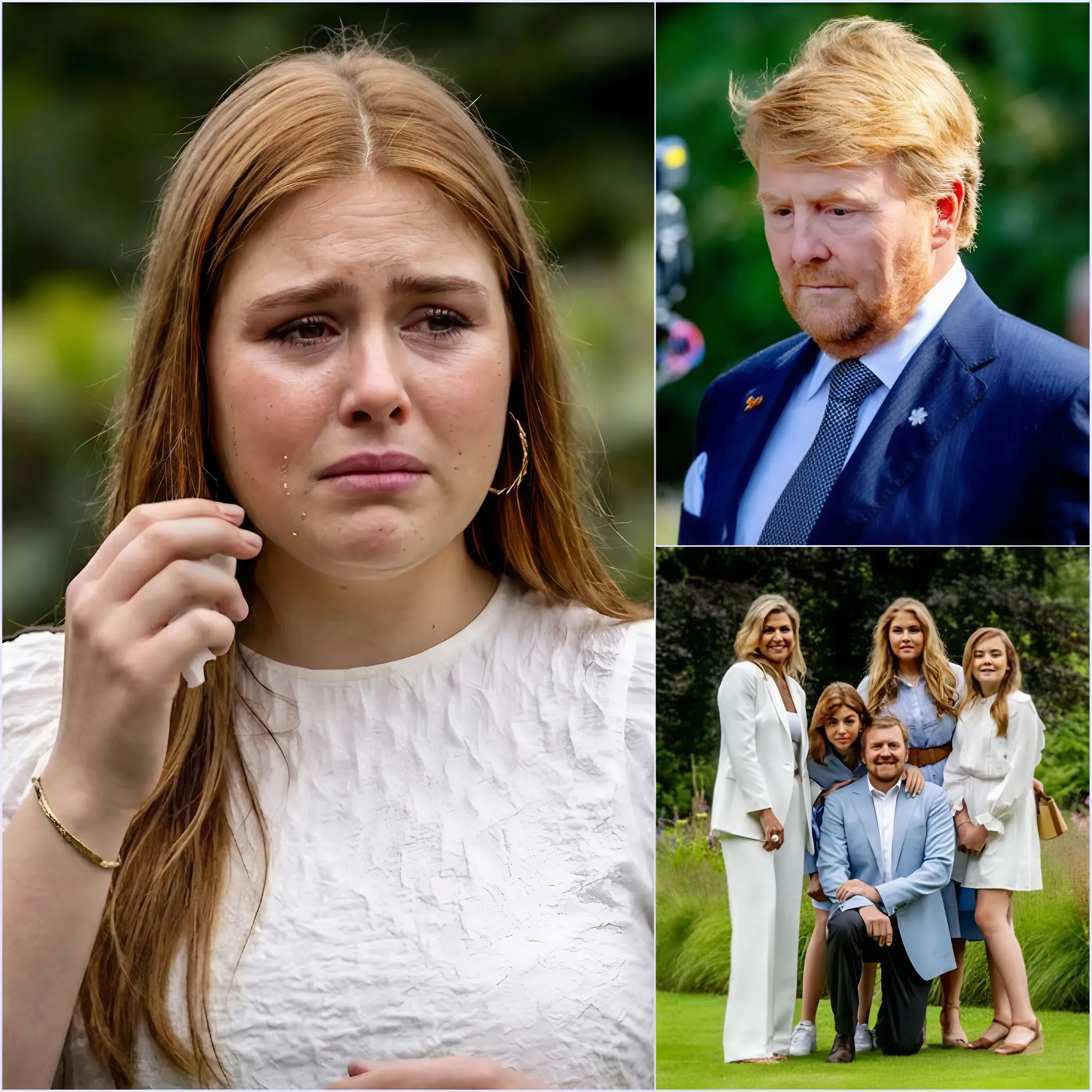 Cover Image for 🚨 “IK KAN GEEN ENKELE SECONDE LANGER IN DEZE FARCE LEVEN!” — De hartverscheurende snikken van prinses Alexia hebben officieel het prachtige fluwelen gordijn doorboord