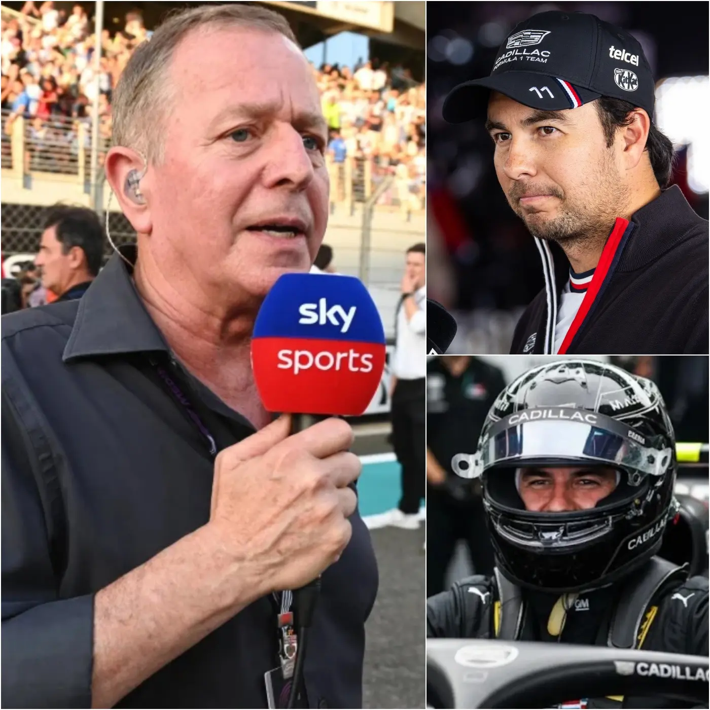 Cover Image for “SIN TI, DEFINITIVAMENTE HABRÍA EL DOBLE DE AFICIONADOS”: esta impactante declaración, supuestamente hecha por Martin Brundle, dejó a Checo Pérez completamente atónito frente a una audiencia en vivo, creando un momento tenso y emotivo mientras miles observaban en silencio atónito, encendiendo uno de los focos de controversia más grandes que el deporte ha visto en años… 👇