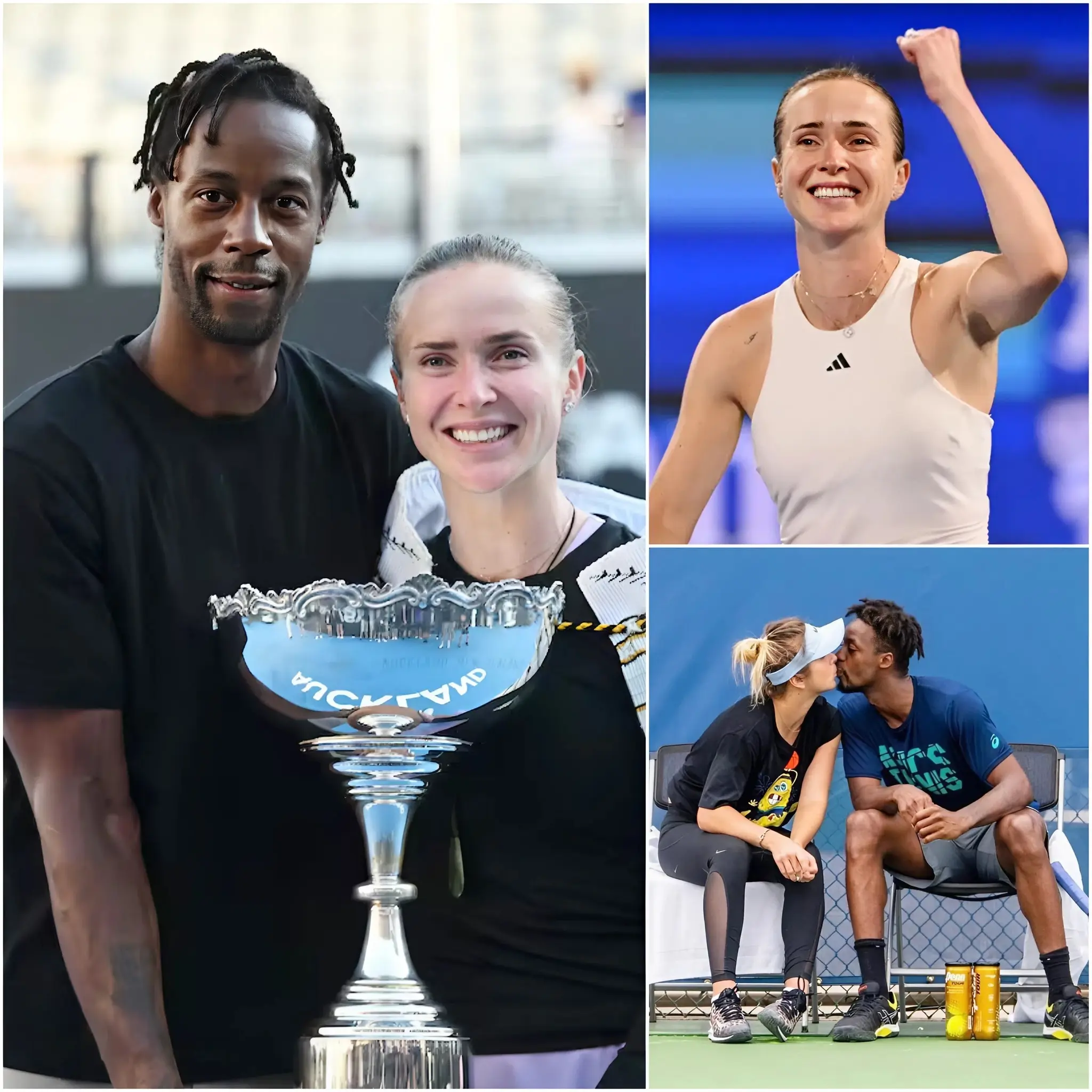 Cover Image for « C’est une coïncidence absolument incroyable que nous jouions le même jour, je souhaite à ma femme d’obtenir le résultat qu’elle désire tant… » — À seulement quelques heures de son entrée en lice au Madrid Open, Gaël Monfils a ému toute la communauté du tennis en adressant un message rempli d’amour et de confiance absolue à son épouse, Elina Svitolina.