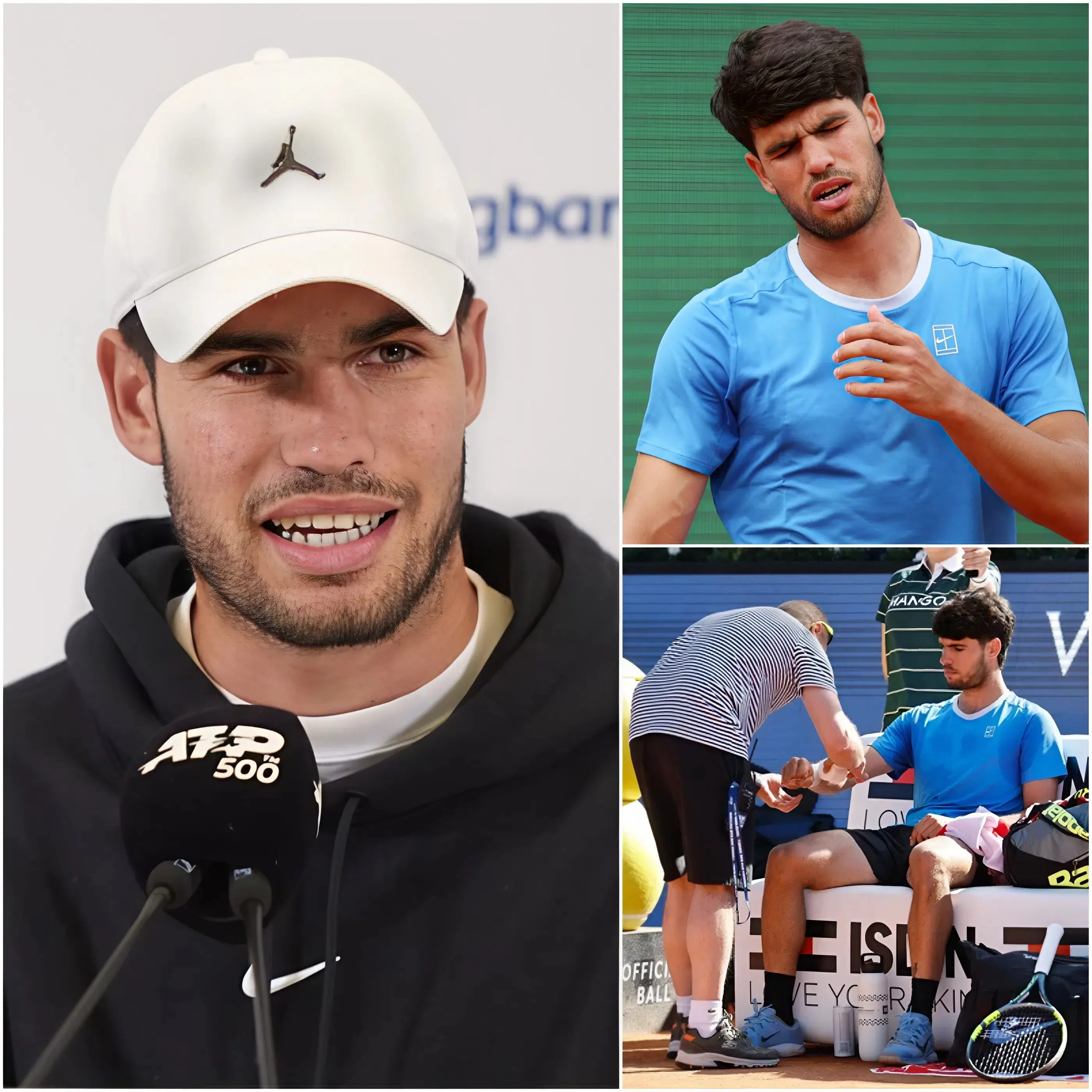 Cover Image for 💔 LÁGRIMAS EN EL MUNDO DEL TENIS: Carlos Alcaraz rompió en llanto en una confesión llena de emoción — “No quiero seguir guardando este secreto, por favor perdónenme.”