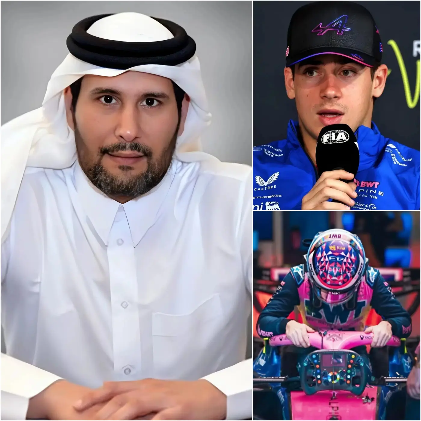 Cover Image for “CONVERTIRÉ A Franco Colapinto EN EL PILOTO NÚMERO 1 DE LA F1 EN LOS PRÓXIMOS 10 AÑOS”. Con esa declaración contundente, el príncipe Jassim, influyente multimillonario de Catar, ha activado una ambiciosa operación respaldada por miles de millones para asegurar el fichaje de Franco Colapinto