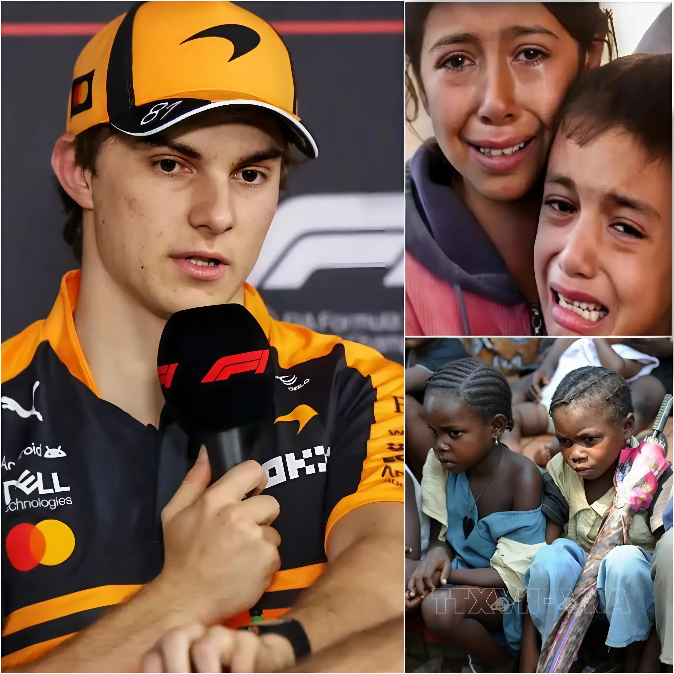 Cover Image for 🚨 “HE GAVE IT ALL AWAY WITHOUT ANYONE KNOWING!” 🚨 Oscar Piastri stunned the world by secretly donating $5,000,000 on his birthday to help homeless and at-risk children