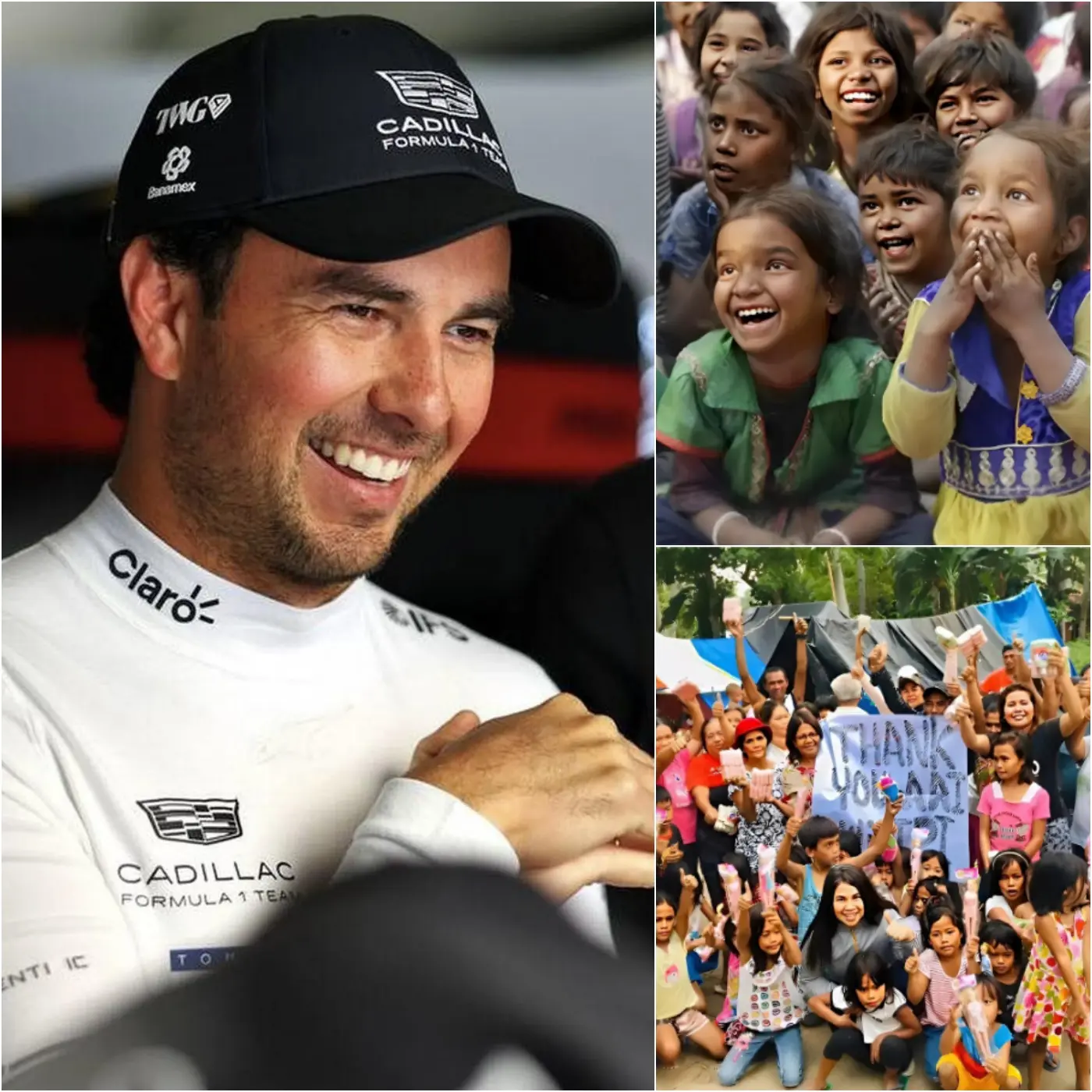 Cover Image for “¡LO DIO TODO EN SILENCIO!” El prometedor piloto Checo Pérez sorprendió al mundo con un extraordinario acto de generosidad al donar discretamente 4 millones de dólares en su cumpleaños para ayudar a niños sin hogar y desfavorecidos