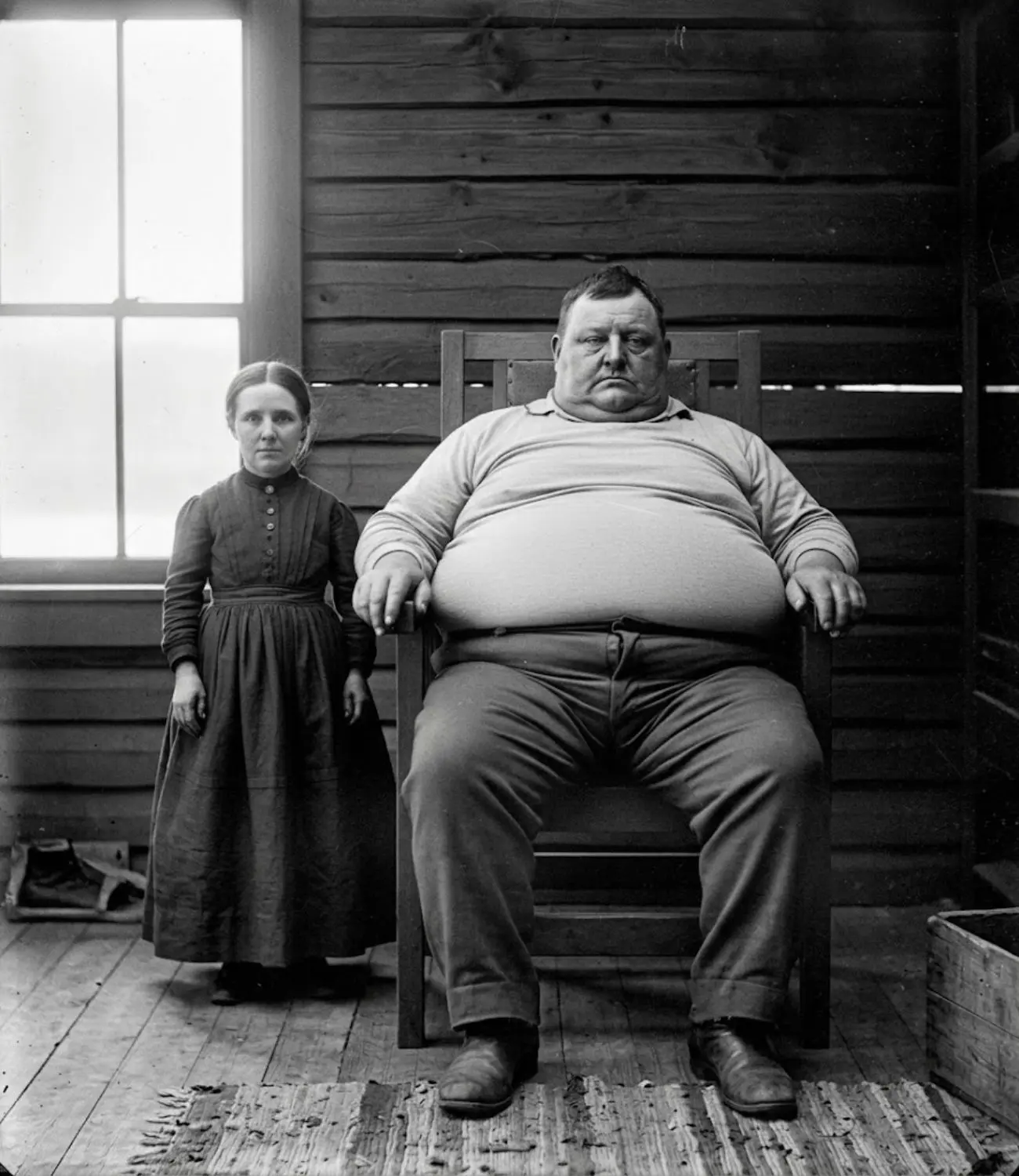 Cover Image for Lei era alta 4 piedi, lui pesava 500 libbre: i loro 12 bambini deformi scioccarono la scienza (1897)