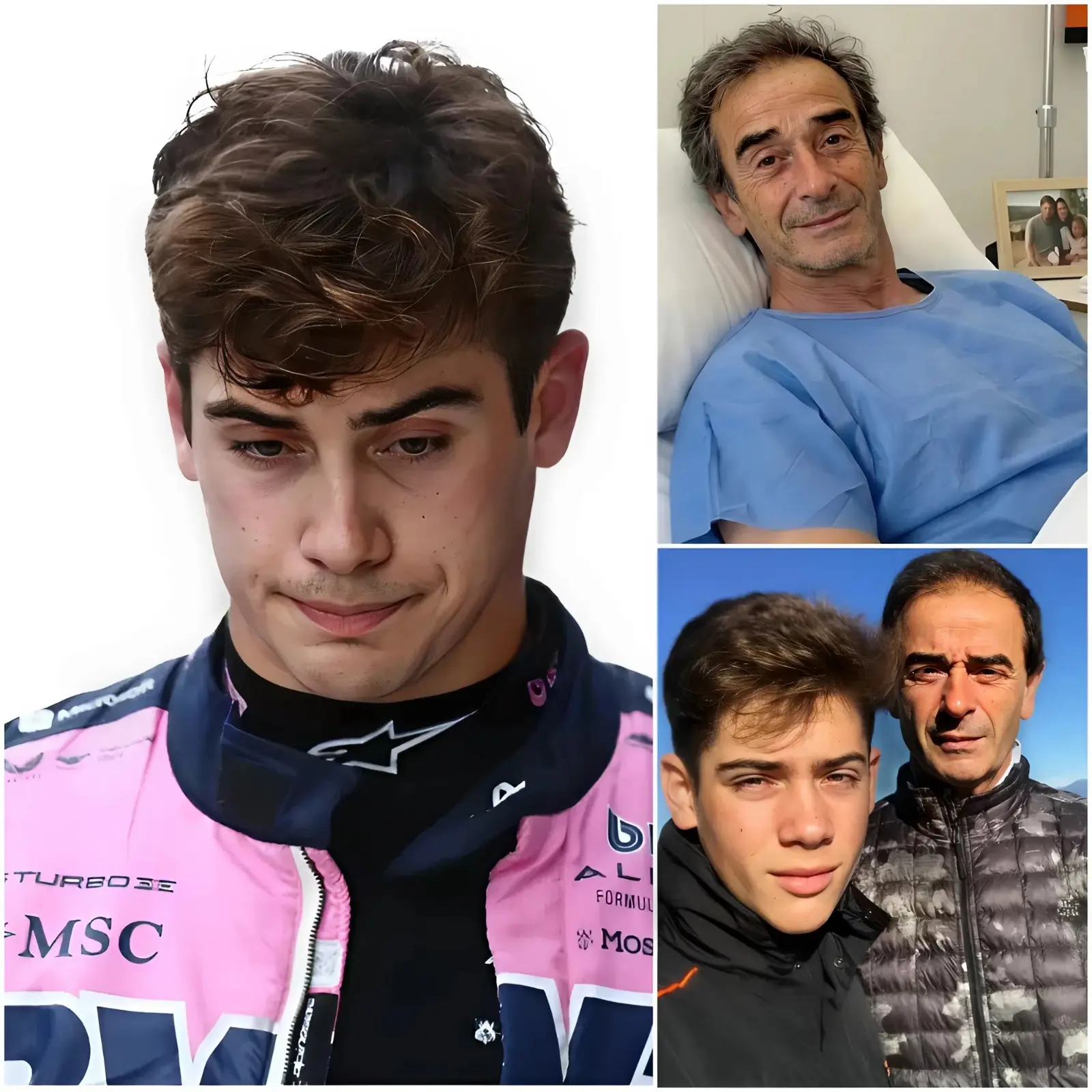 Cover Image for TRISTE NOTICIA EN EL AUTOMOVILISMO: Franco Colapinto, profundamente conmovido, se quebró al revelar que su padre, Aníbal Colapinto, atraviesa una difícil lucha contra el cáncer.