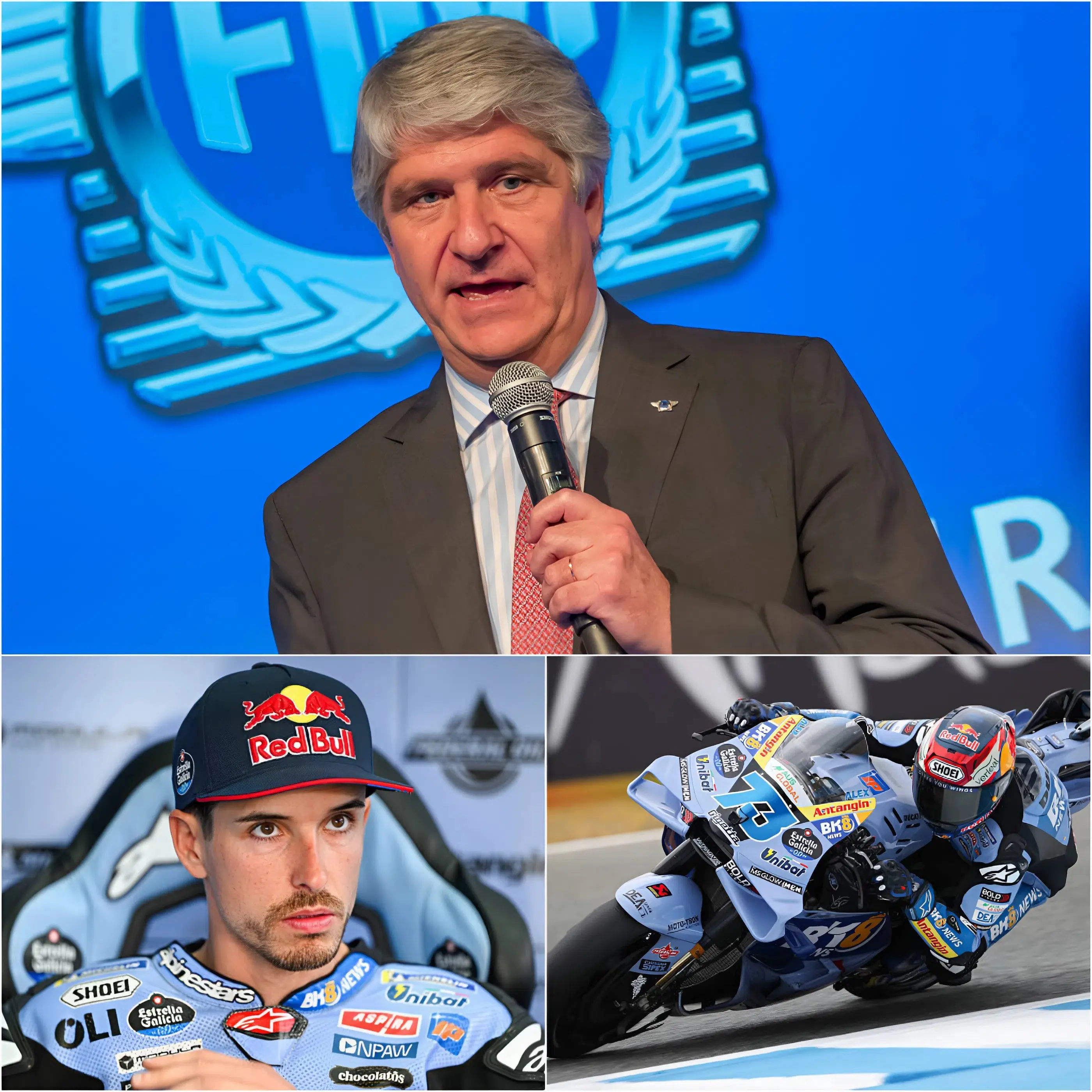 Cover Image for La FIM ha ufficialmente preso posizione! Gli organizzatori hanno deciso di penalizzare il team Gresini dopo le accuse di frode durante il Gran Premio di Spagna del 2026. Questa è vista come una mossa decisa, che invia un messaggio chiaro: la FIM non tollererà alcun comportamento che possa danneggiare la reputazione e la trasparenza della competizione.
