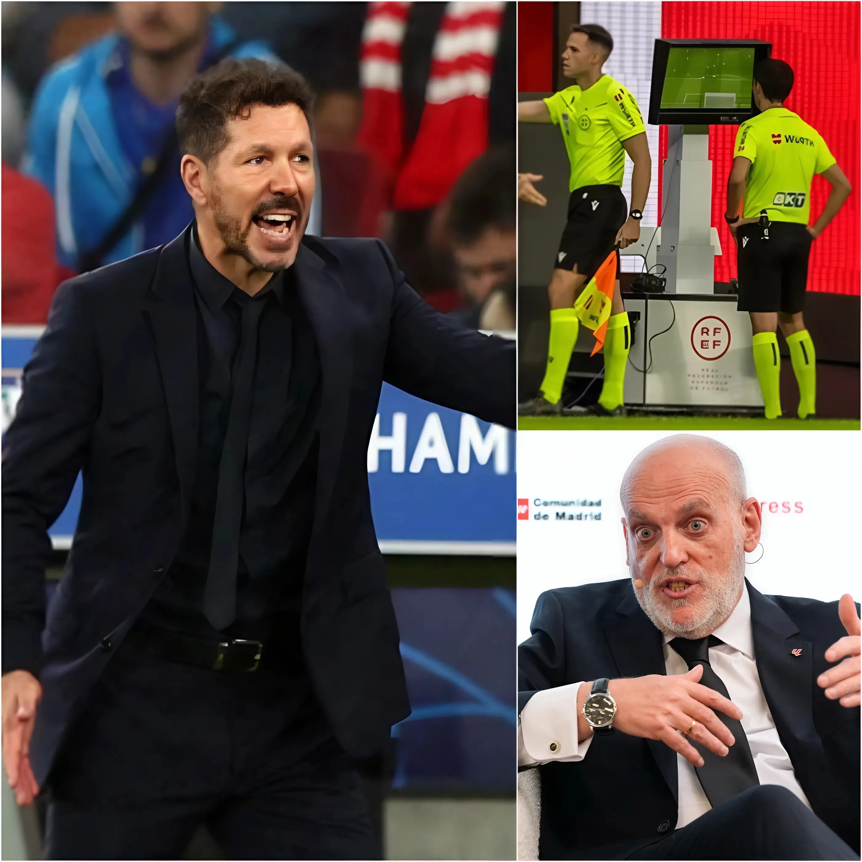 Cover Image for 🚨 ÚLTIMÁTUM EXPLOSIVO: El entrenador del Atlético de Madrid, Diego Simeone, lanzó un ultimátum a LaLiga exigiendo el cambio inmediato del árbitro para el partido de hoy contra Athletic Bilbao.