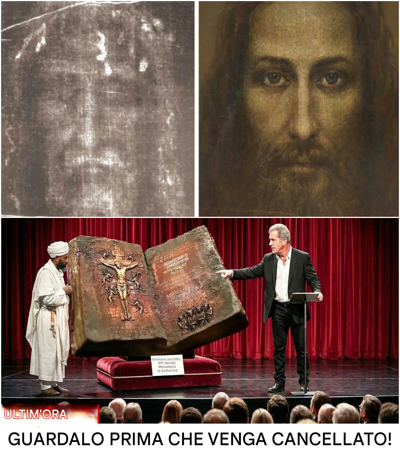 Cover Image for LA SCOPERTA DI MEL GIBSON NELLA BIBBIA ETIOPE SCUOTE IL CRISTIANESIMO