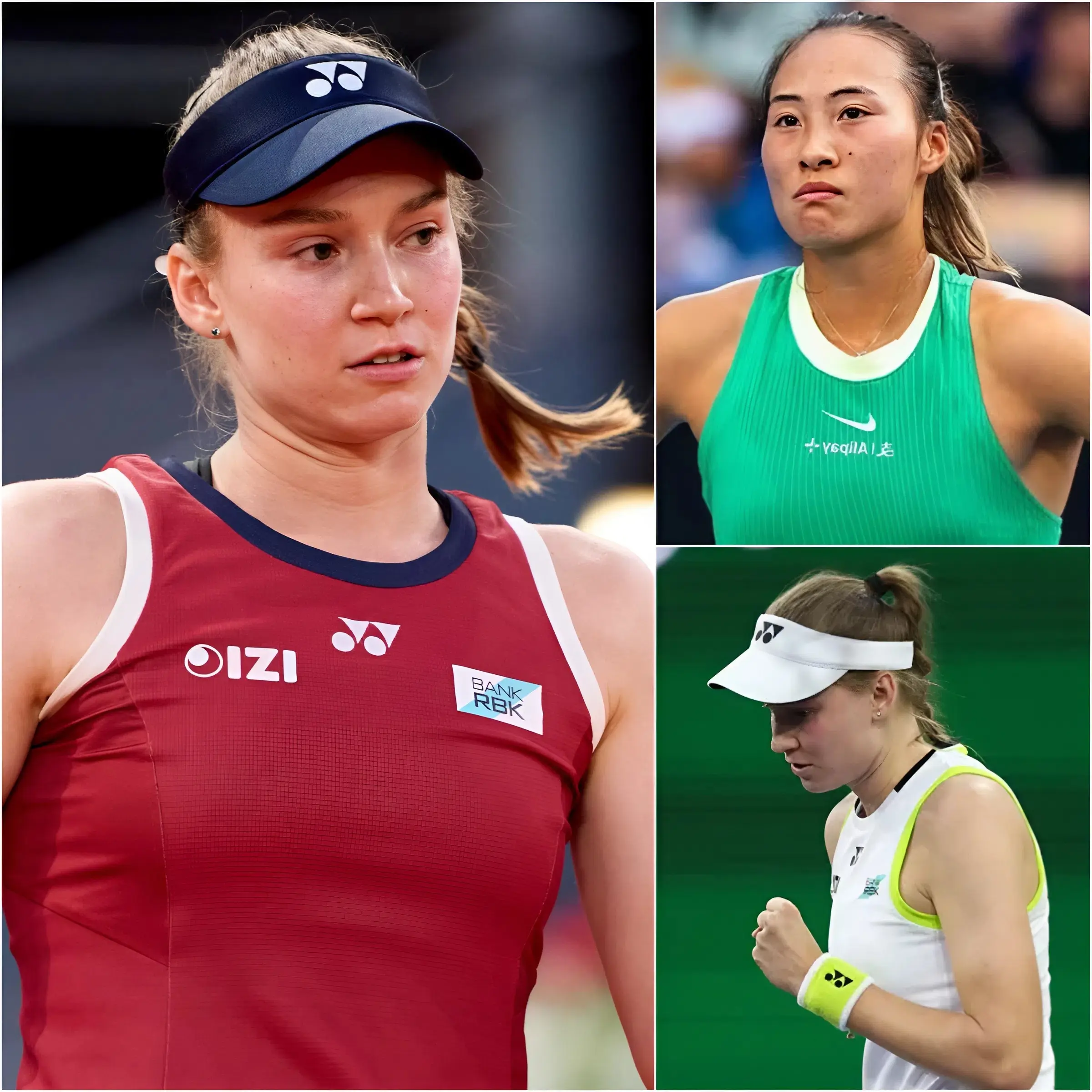 Cover Image for “I will make you regret it—this arrogance will be your downfall.” With a cold, piercing gaze, Elena Rybakina fired back at Qinwen Zheng after what she described as baseless accusations that damaged not only her mental state and reputation, but also the image of her country.