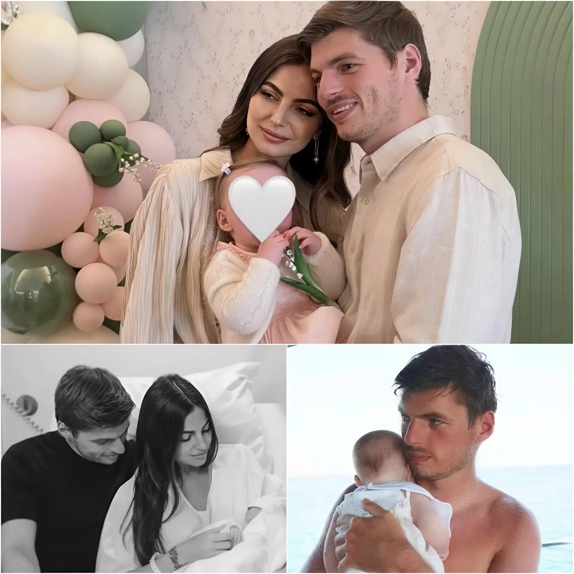 Cover Image for “GROTE VERRASSING: Vandaag is het de eerste verjaardag van Lily Verstappen, de dochter van Max Verstappen. Er werd een intiem en warm feest georganiseerd in hun privéwoning in Monaco voor hen beiden.