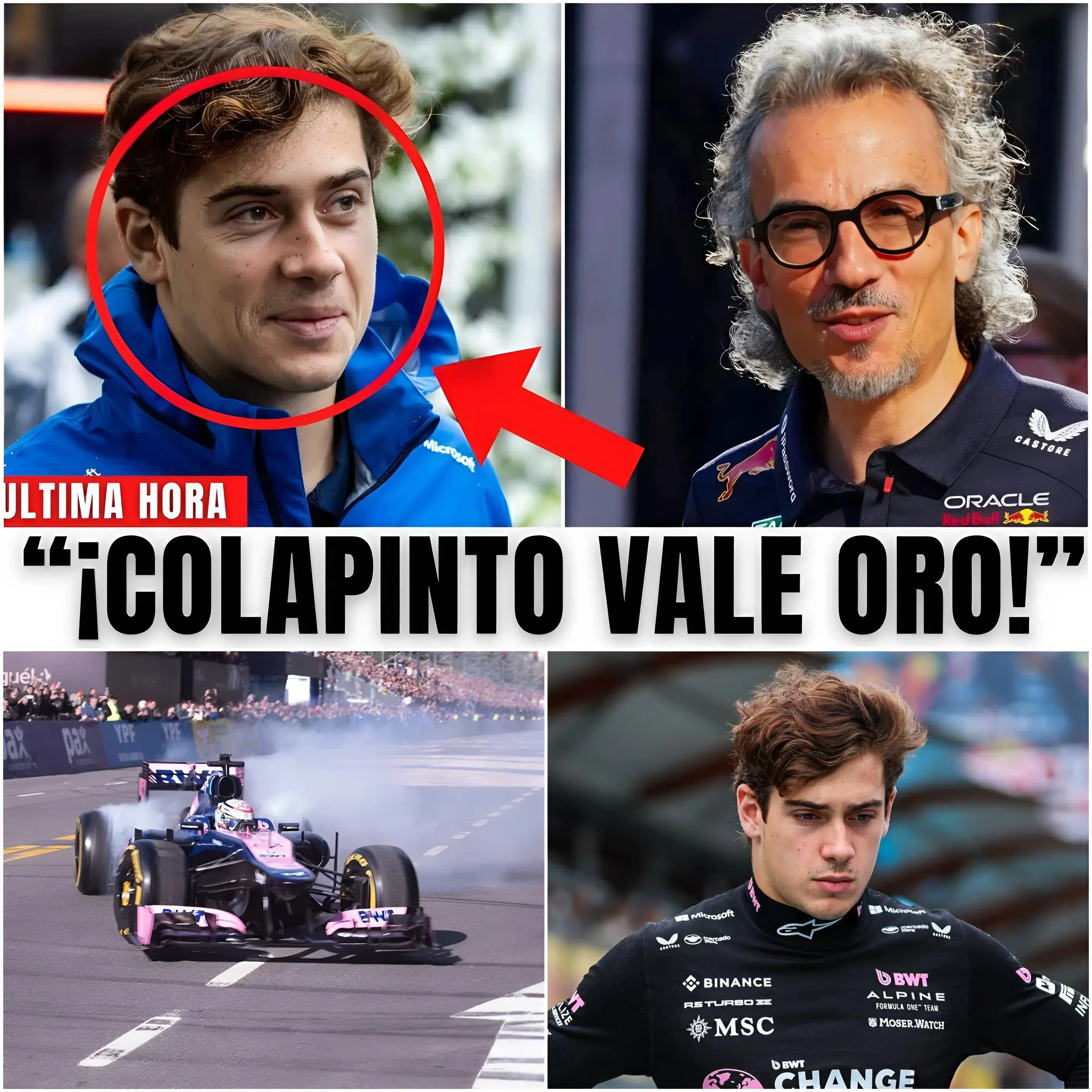 Cover Image for 😱¡TERREMOTO EN LA FÓRMULA 1: RED BULL QUIERE FICHAR A COLAPINTO PARA 2027!