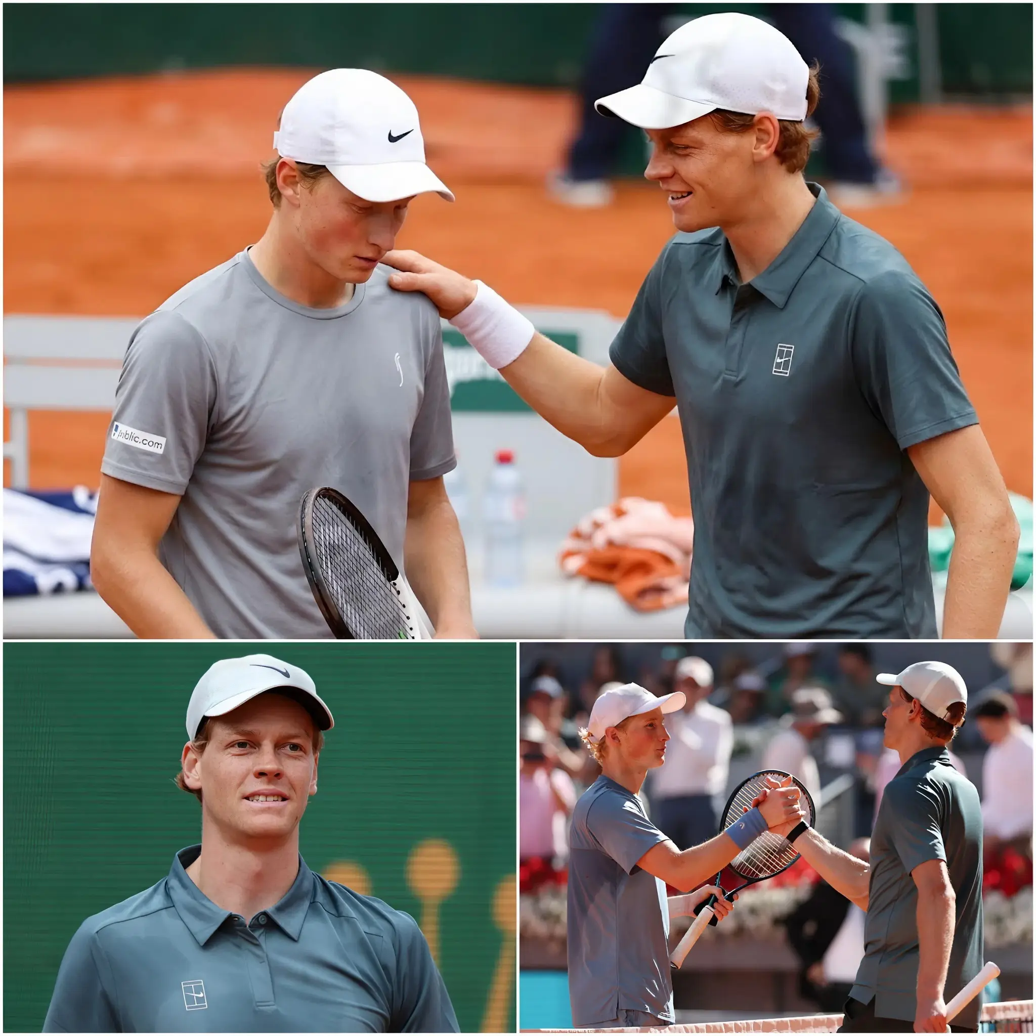 Cover Image for Dopo la vittoria contro Elmer Møller al Madrid Open, Jannik Sinner ha sorpreso tutti rifiutando le interviste e dirigendosi direttamente verso il suo avversario. Invece di festeggiare la vittoria, si è avvicinato a Møller, seduto e visibilmente deluso dopo la partita.