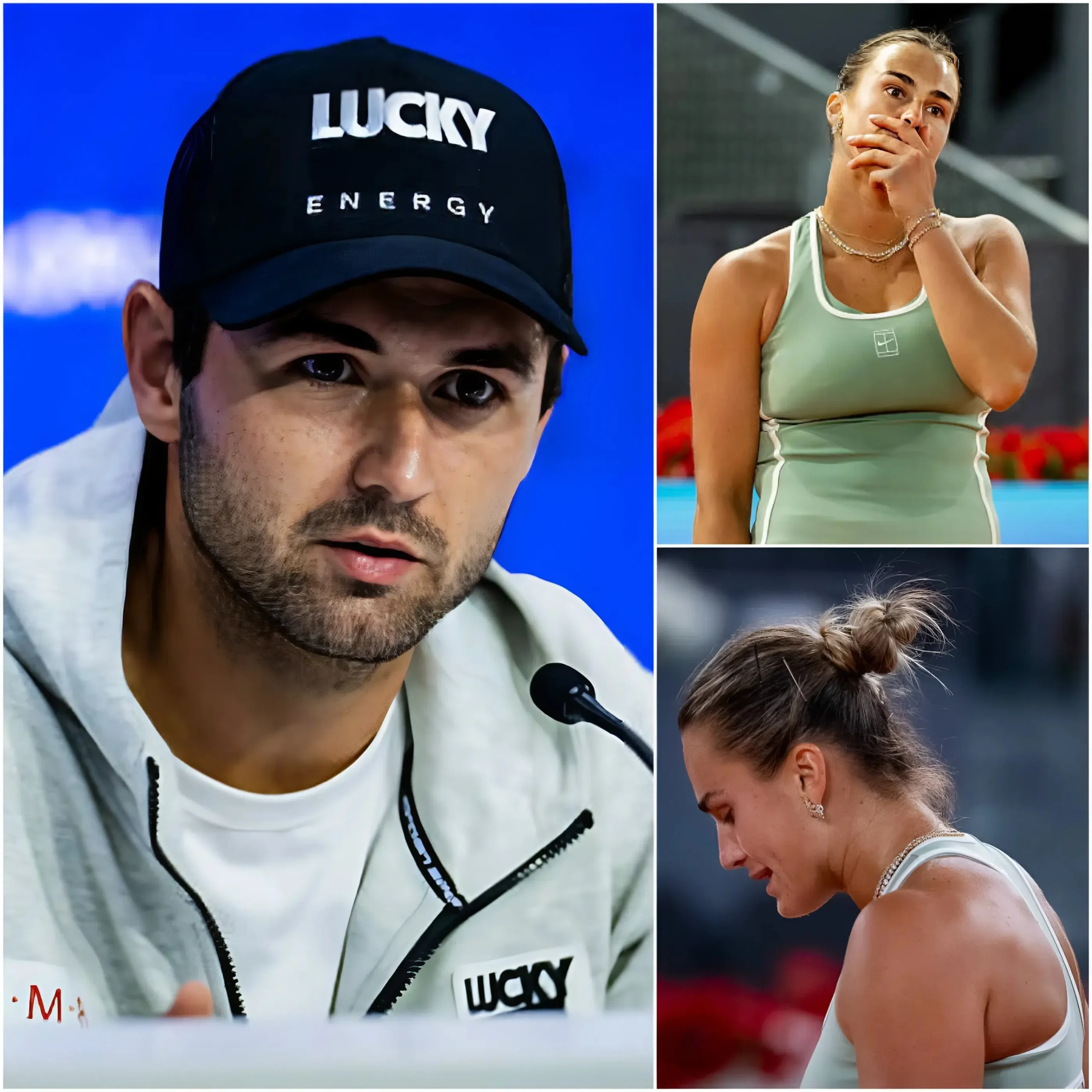 Cover Image for 🚨15 MINUTES AGO: “We’re sorry everyone” — Coach Anton Dubrov was emotional as he explained the reason for his team’s defeat, evoking sympathy from fans. Aryna Sabalenka suffered a serious problem before the match, preventing her from competing with the same positive attitude and giving her all. “We’re sorry, but she tried her best, and we hope everyone can forgive us.”