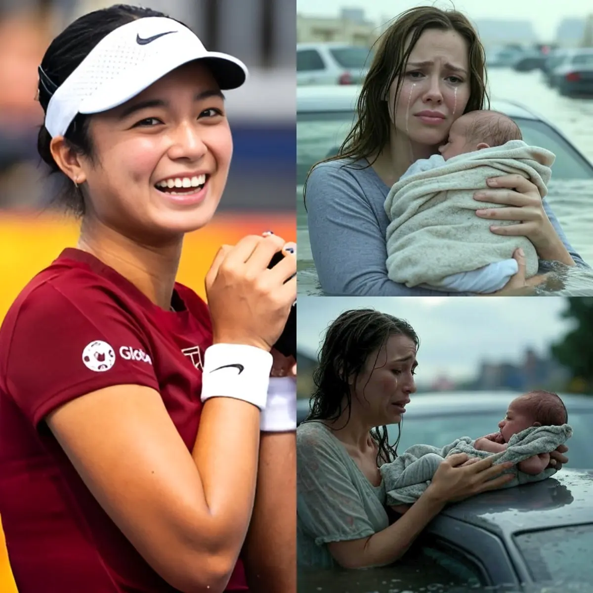 Cover Image for Pregnant woman gives birth on roof of submerged car during Philippines flood — rescued by helicopter as baby takes first breath