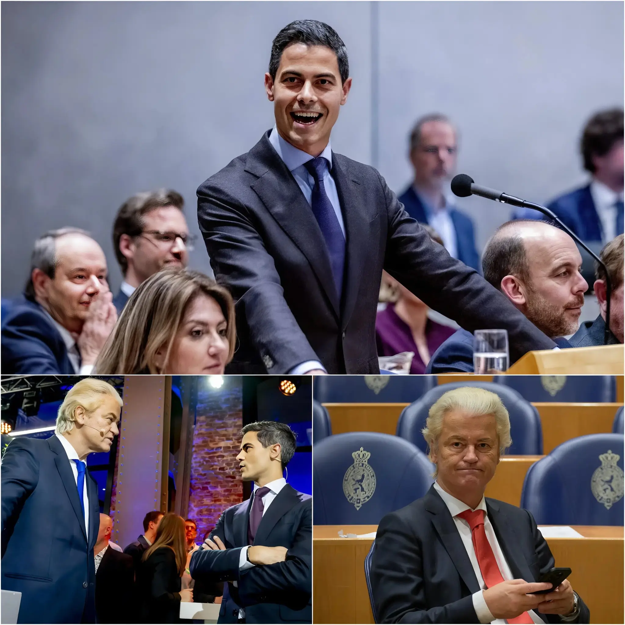 Cover Image for “Breng hem naar buiten!” riep Rob Jetten zichtbaar geëmotioneerd, terwijl hij eiste dat Geert Wilders de zaal zou verlaten. Wat daarna gebeurde, verraste iedereen – inclusief Jetten zelf. Terwijl de beveiliging dichterbij kwam, bleef Wilders kalm zitten en haalde langzaam een ogenschijnlijk vertrouwelijk document uit zijn map……