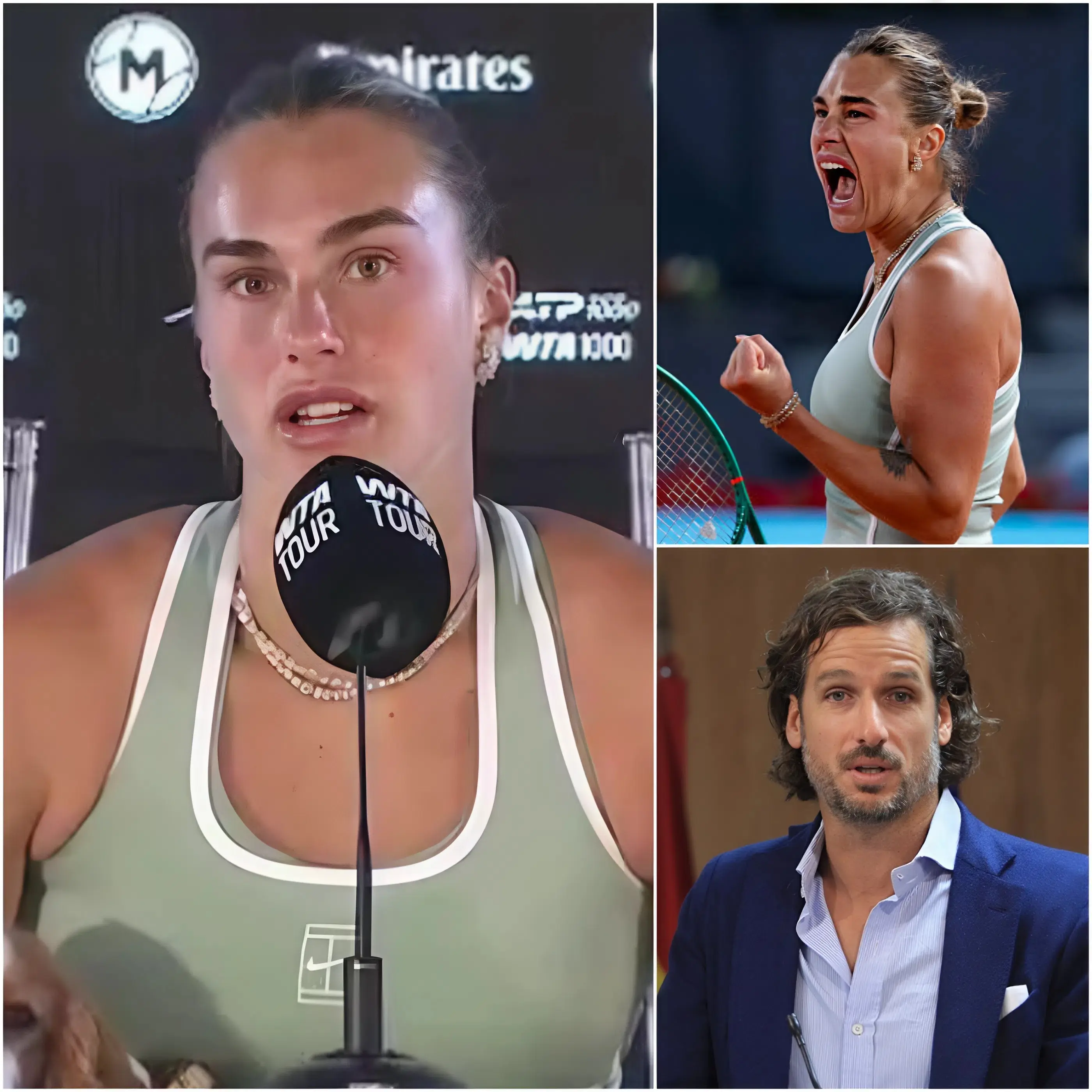 Cover Image for 🔥 “THIS IS RIDICULOUS! I WILL NEVER SET FOOT IN SPAIN AGAIN, AND I WILL NEVER PLAY THE MADRID TOURNAMENT AGAIN!” — Aryna Sabalenka, the world No. 1, has sent shockwaves through the tennis world after publicly launching a fierce criticism of Feliciano López for proposing to penalize her following controversial remarks made during the tournament.