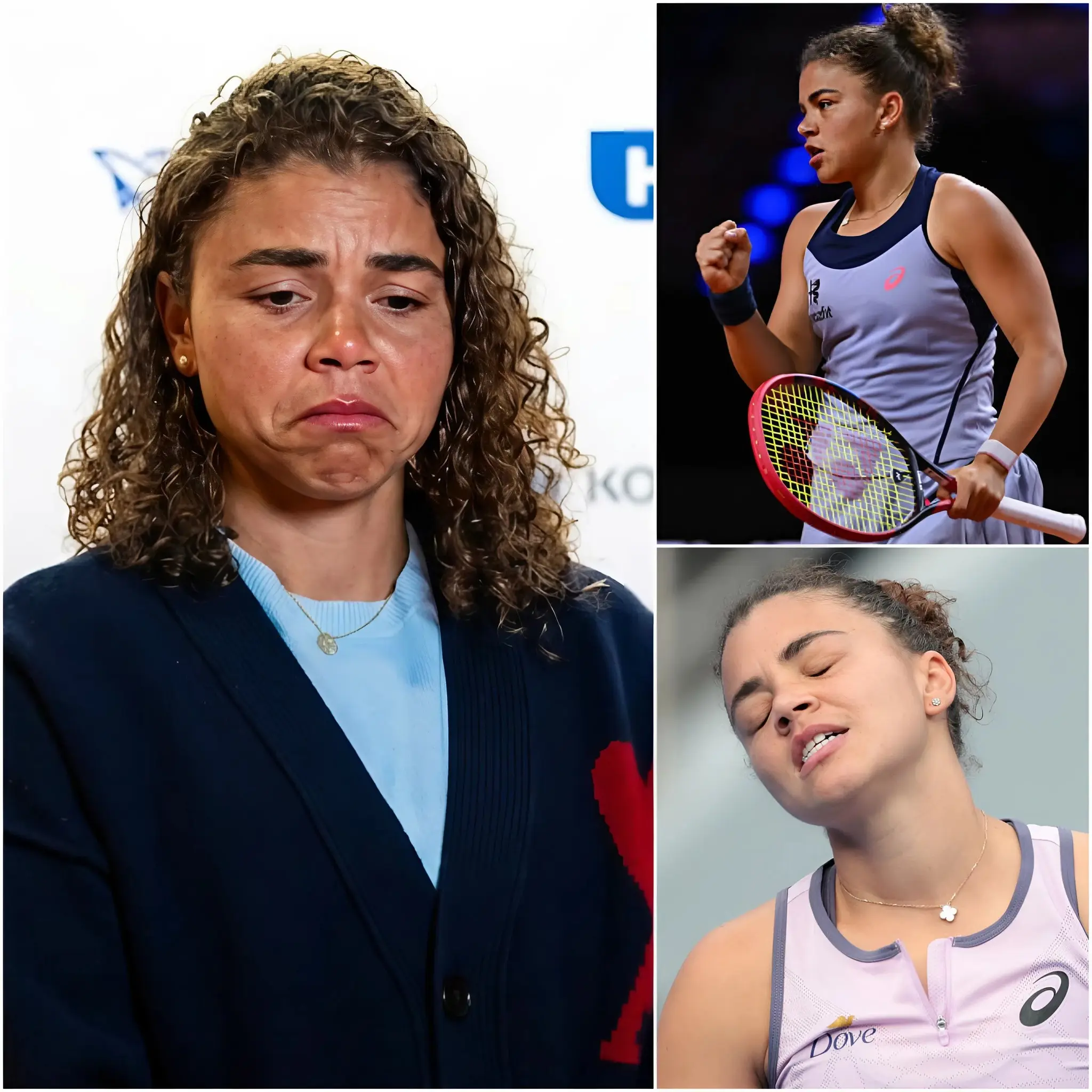 Cover Image for “Non posso più fingere…” — Jasmine Paolini ha rotto il silenzio con parole potenti e inaspettate, rivelando il motivo della sua sconfitta. Il mondo del tennis è rimasto sbalordito… ma il vero shock è arrivato quando Jasmine ha svelato la vera ragione.