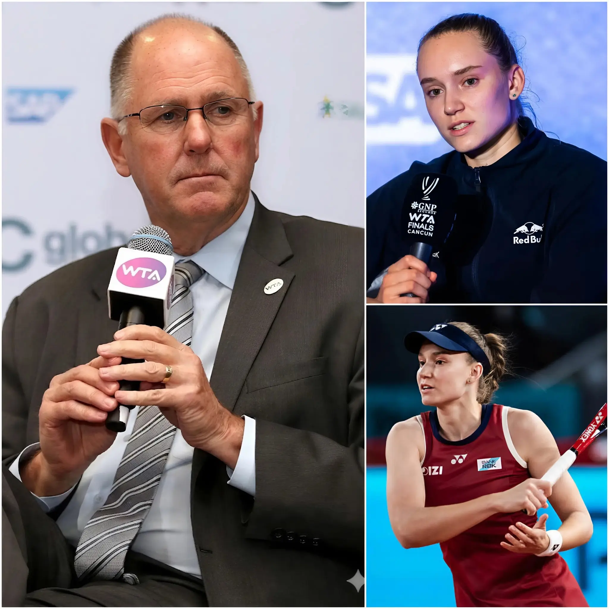 Cover Image for 🚨💔 BREAKING NEWS: 10 hours ago, WTA CEO Steve Simon expressed his deepest condolences to Elena Rybakina; he confirmed that… 👇