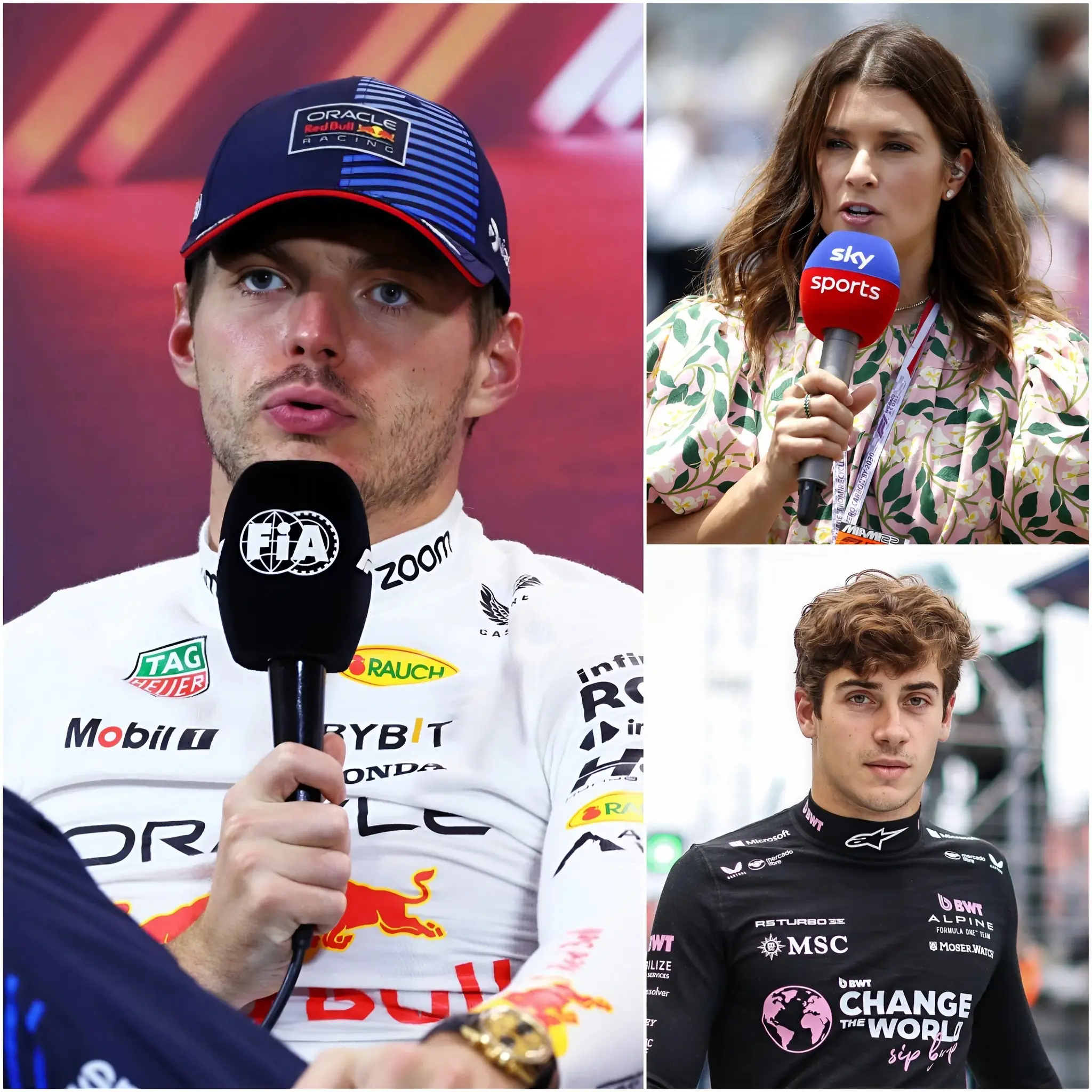 Cover Image for 🚨 HACE 5 MINUTOS — El piloto Max Verstappen no pudo contener sus emociones y lanzó una fuerte declaración defendiendo a Franco Colapinto ante las polémicas críticas de Danica Patrick.