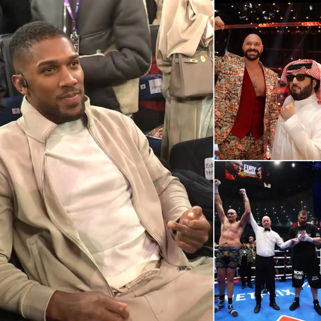 Cover Image for “I CANNOT ACCEPT THIS!” – Anthony Joshua caused a stir by flipping the middle finger directly at Tyson Fury and Turki Alalshikh, exposing the hidden, complicated aspects behind his victory that are sparking public outrage. 👇👇