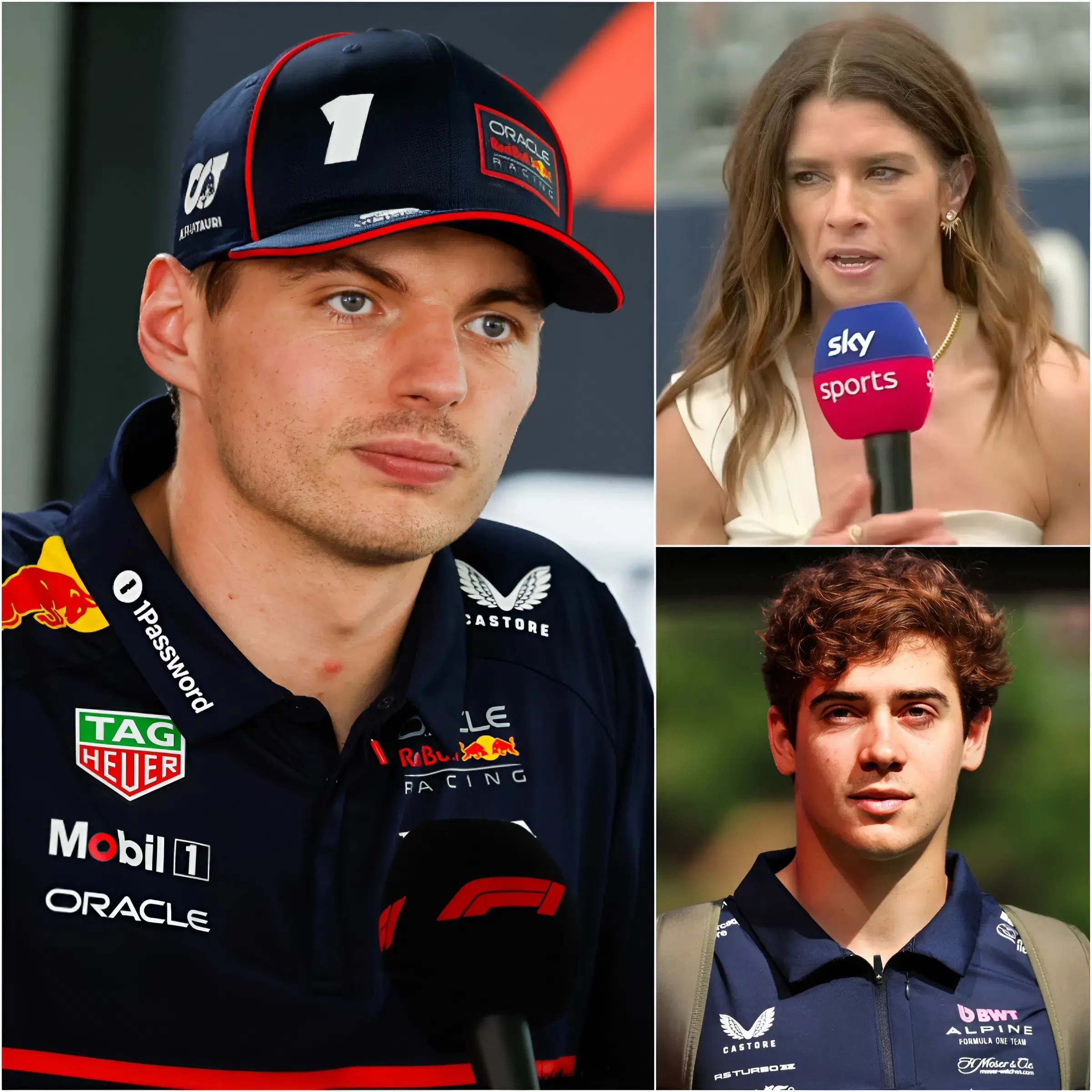 Cover Image for 🚨 15 MINUTEN GELEDEN — De coureur Max Verstappen kon zijn emoties niet bedwingen en gaf een krachtige verklaring ter verdediging van Franco Colapinto na de controversiële kritiek van Danica Patrick.