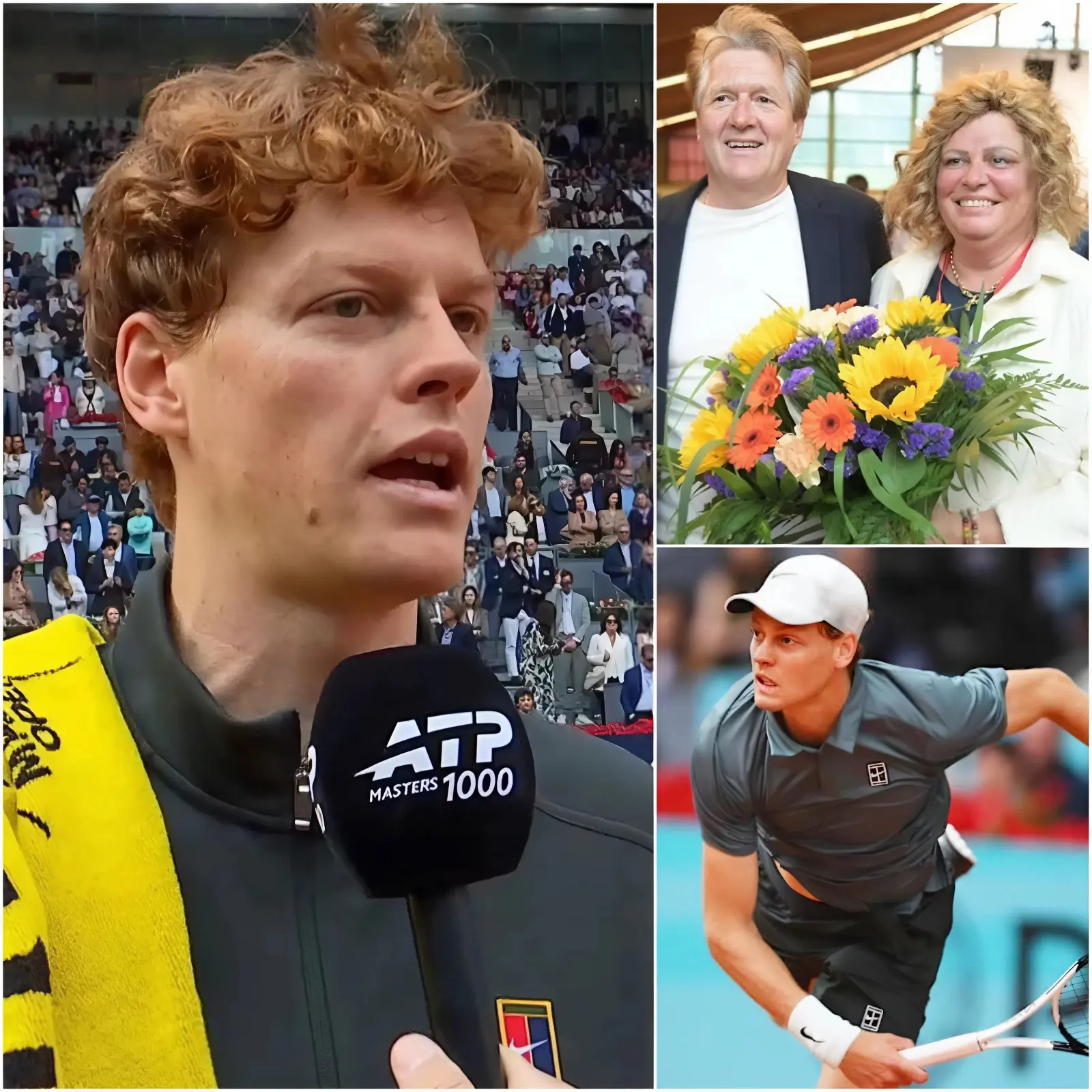 Cover Image for 🎾💖 BUENA NOTICIA: Jannik Sinner ha dedicado la mitad de sus ganancias en el Madrid Open 2026 para cumplir el sueño de sus padres.