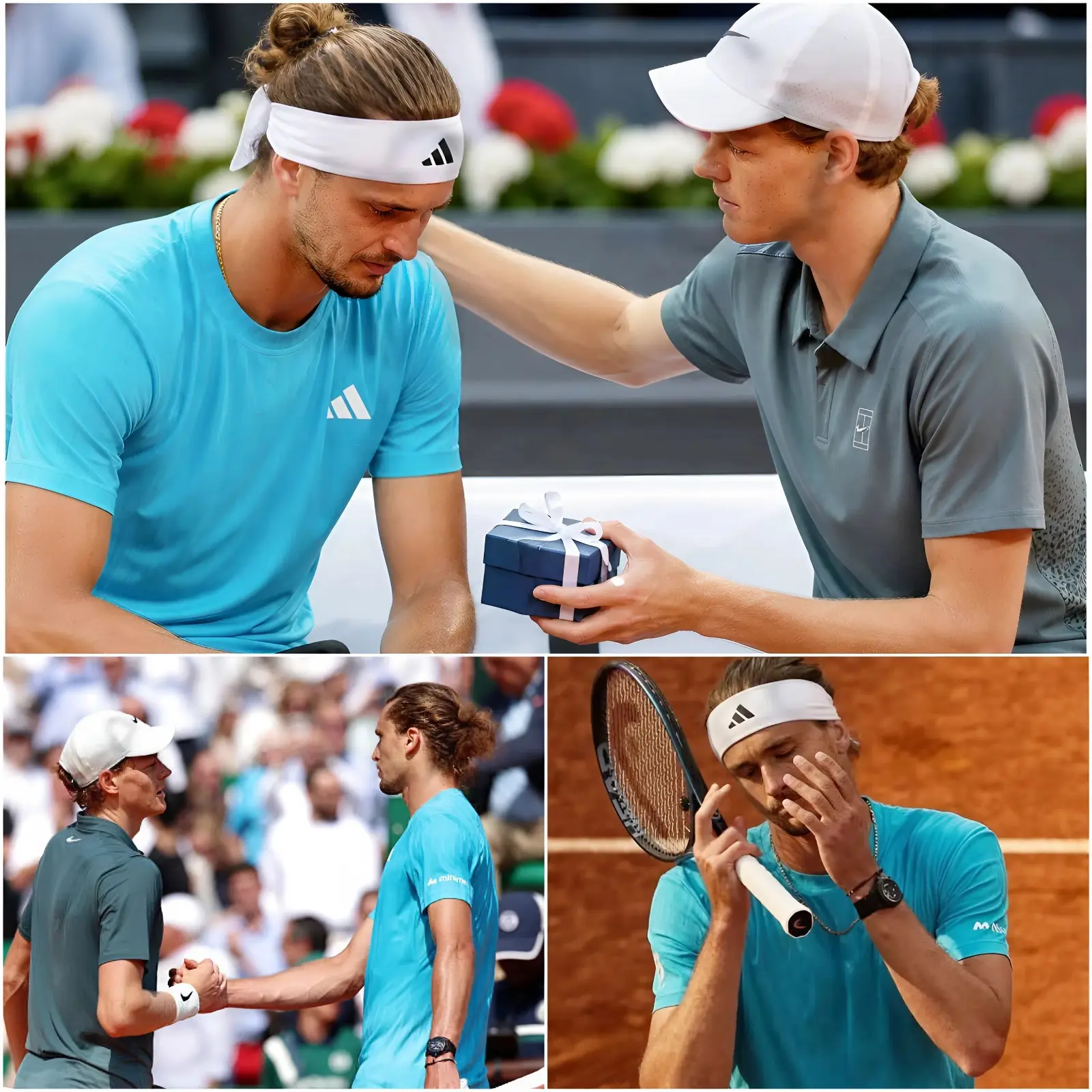 Cover Image for ❤️ UN MOMENT BOULEVERSANT : Après sa victoire écrasante en finale du Madrid Open, Jannik Sinner a choqué tout le monde en annulant soudainement sa conférence de presse et en quittant discrètement le court