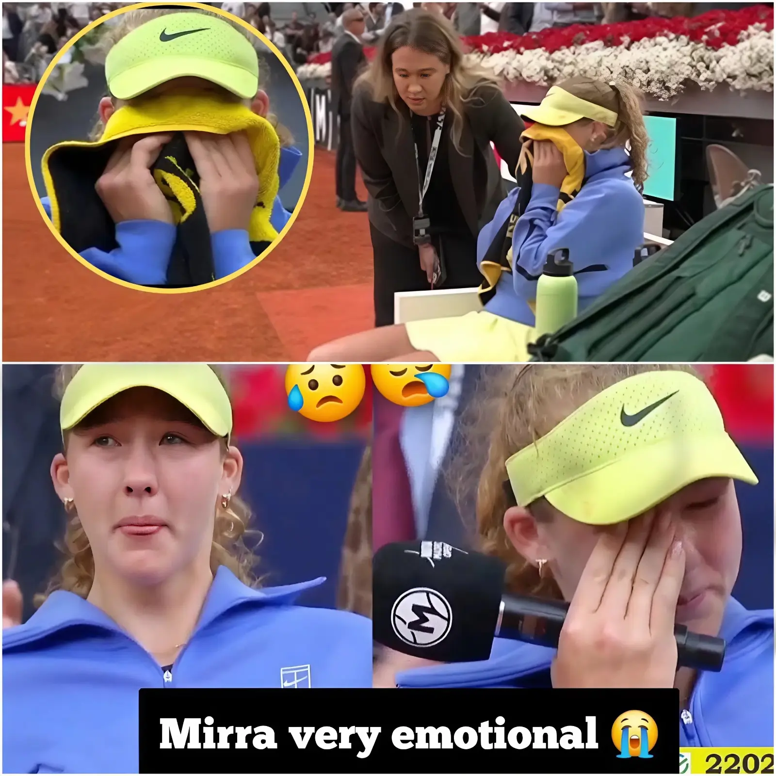 Cover Image for “I’M NOT GOING TO APOLOGIZE FOR FEELING” – MIRRA ANDREEVA DRAGGED INTO HEATED MADRID OPEN BACKLASH AS COACH FIRES BACK OVER ‘EXHAUSTING’ COURT EMOTIONS