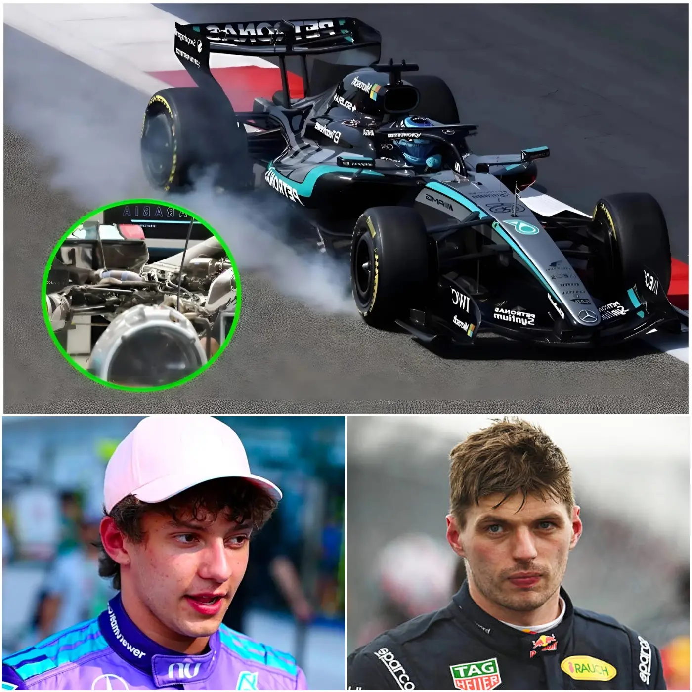 Cover Image for 🛑 F1 BOMBSHELL 🛑 Max Verstappen has unexpectedly submitted an official request to the FIA, demanding an immediate special inspection of Kimi Antonelli’s car after the Miami Grand Prix.