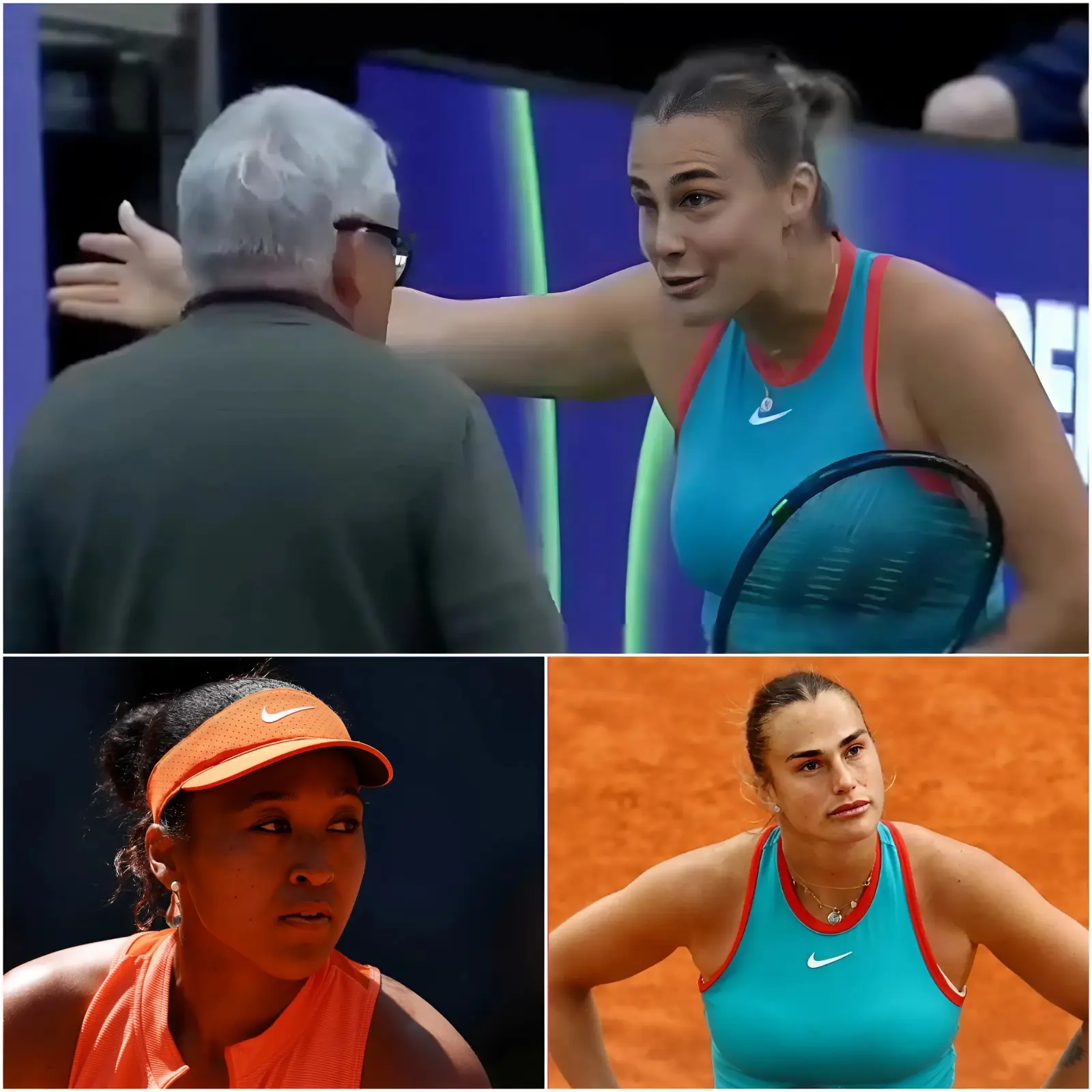 Cover Image for I CAN’T PLAY IN THIS!” ARYNA SABALENKA STOPS MATCH MID-SERVE DUE TO POURING RAIN AND TRIGGERS OUTRAGE ON COURT