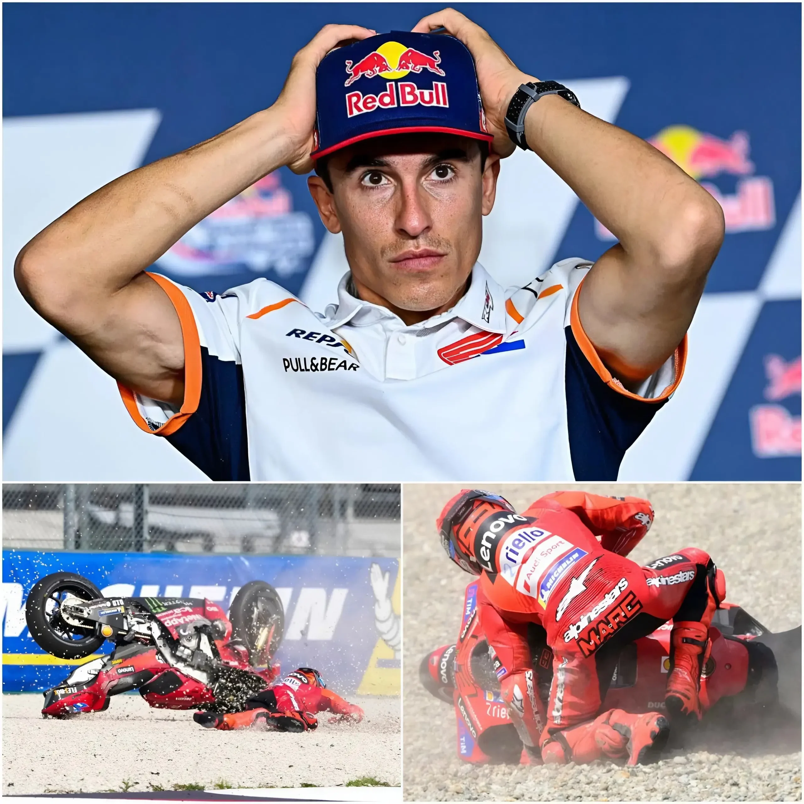 Cover Image for 🚨 “DEBERÍA PARAR”. No es un fan. Ni la prensa, sino alguien del paddock… tras otra caída de Marc Márquez.