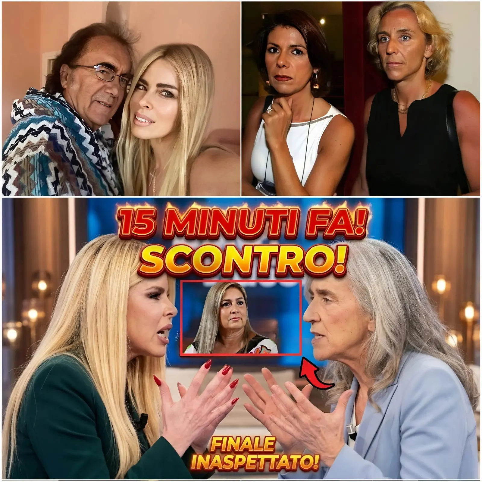 Cover Image for 💥 Scontro pazzesco: una scena davvero incredibile! Solo 15 minuti fa, la situazione è esplosa lasciando tutti senza parole. Una durissima e accesa battaglia ha visto protagoniste due donne diversissime: Loredana Lecciso e Giovanna Botteri.