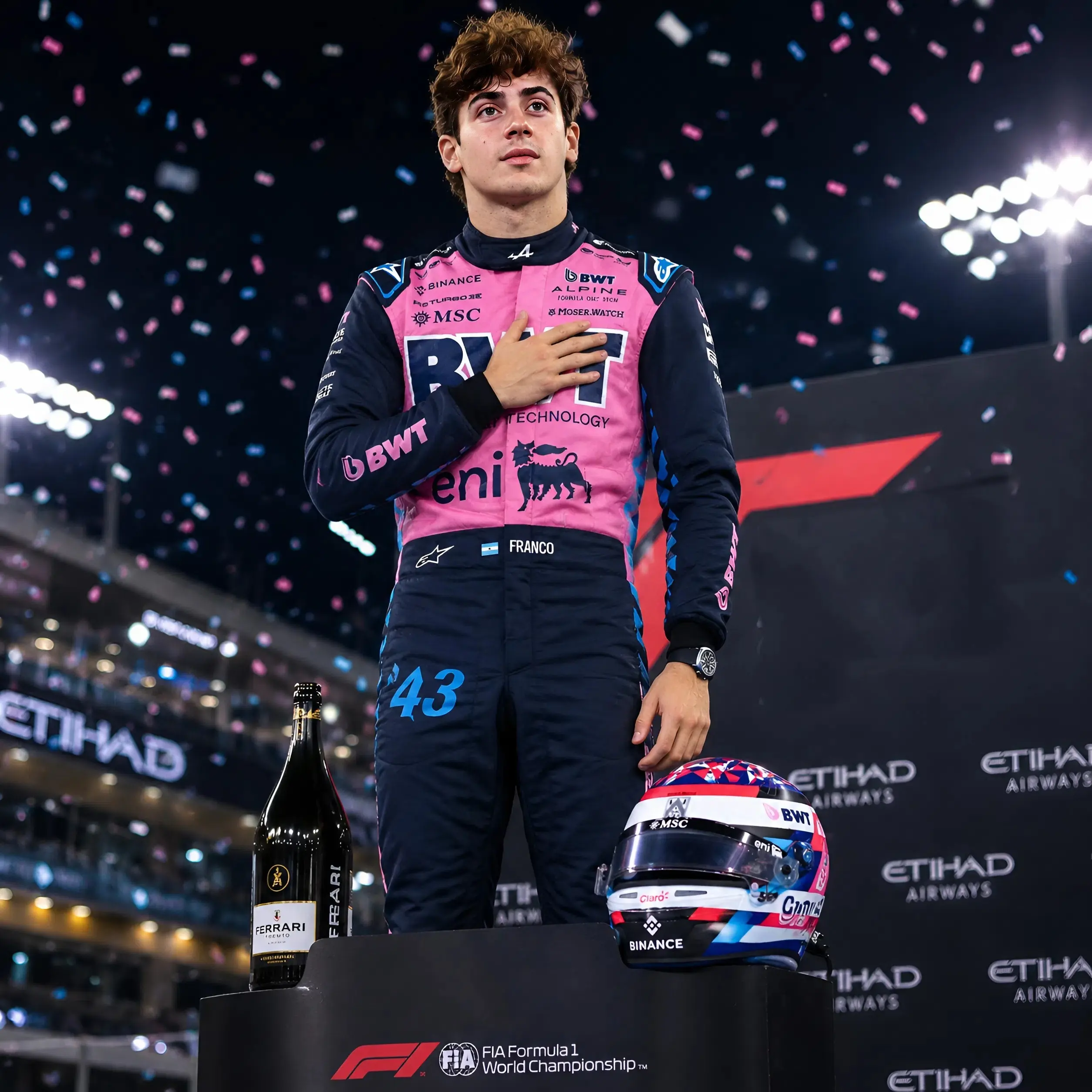 Cover Image for “Nadie podría haberlo previsto, pero justo después de su derrota en el circuito del GP de Miami, Franco Colapinto dejó a todo el público en silencio con un gesto lleno de respeto.