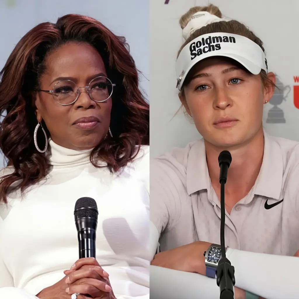 Cover Image for 🔥 “Sit down—who exactly do you think you speak for?” Nelly Korda left Oprah Winfrey briefly stunned during a tense live broadcast moment.