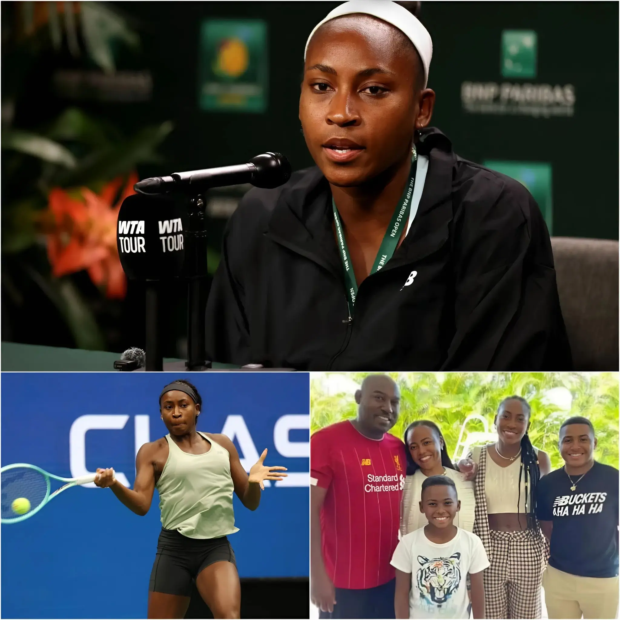 Cover Image for 💔😢 A SHOCKING MOMENT — Coco Gauff stunned the tennis world by revealing heartbreaking family news that no one expected… “I’ve suffered enough for the past 22 years…” Her trembling voice, tears, and what followed left everyone utterly shocked — but a hidden detail made the world pause and question everything… READ THE FULL STORY HERE 👇