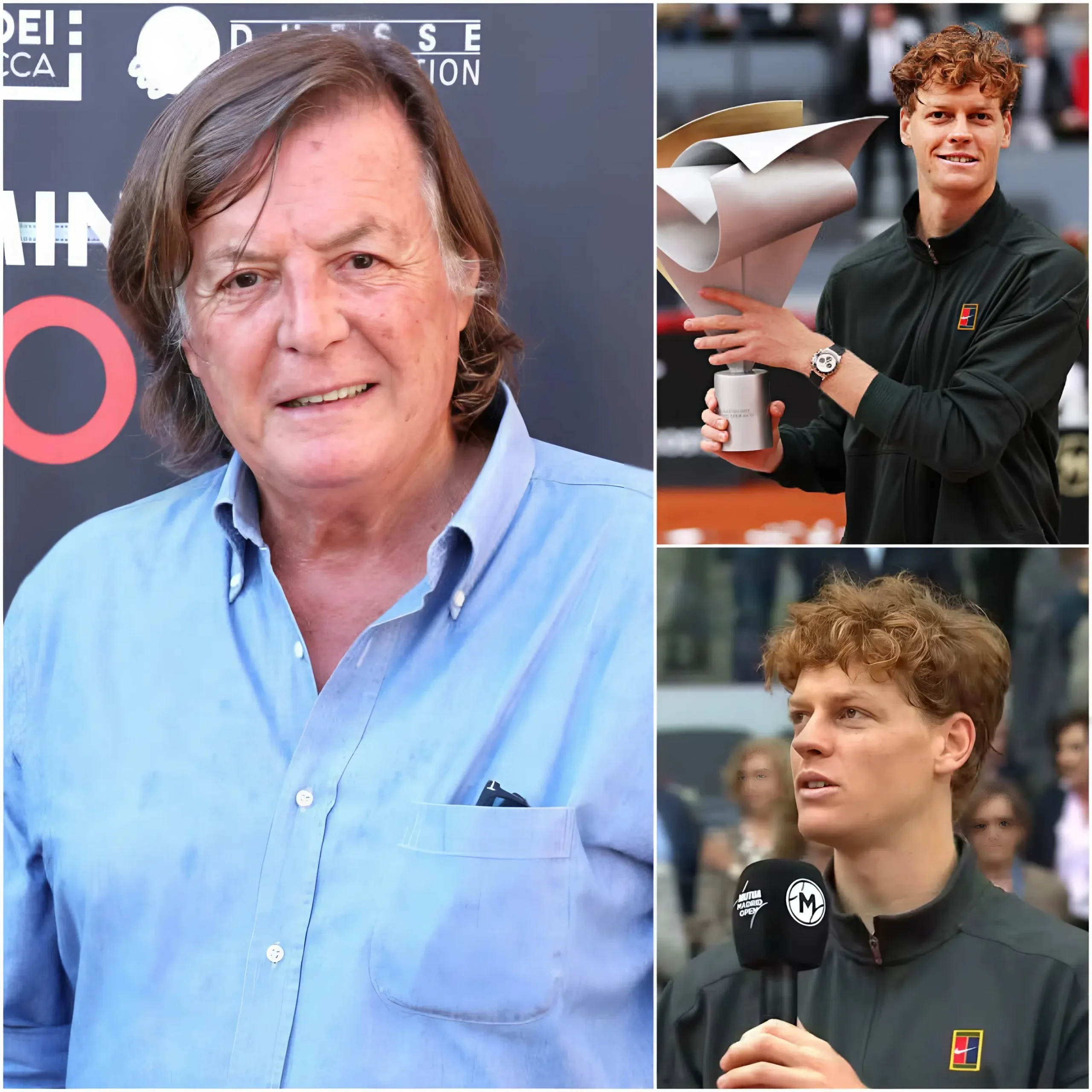 Cover Image for 🚨🎾 JUST IN: Italian tennis legend Adriano Panatta has broken his silence with a powerful statement defending Jannik Sinner after the criticism he has faced despite being World No. 1