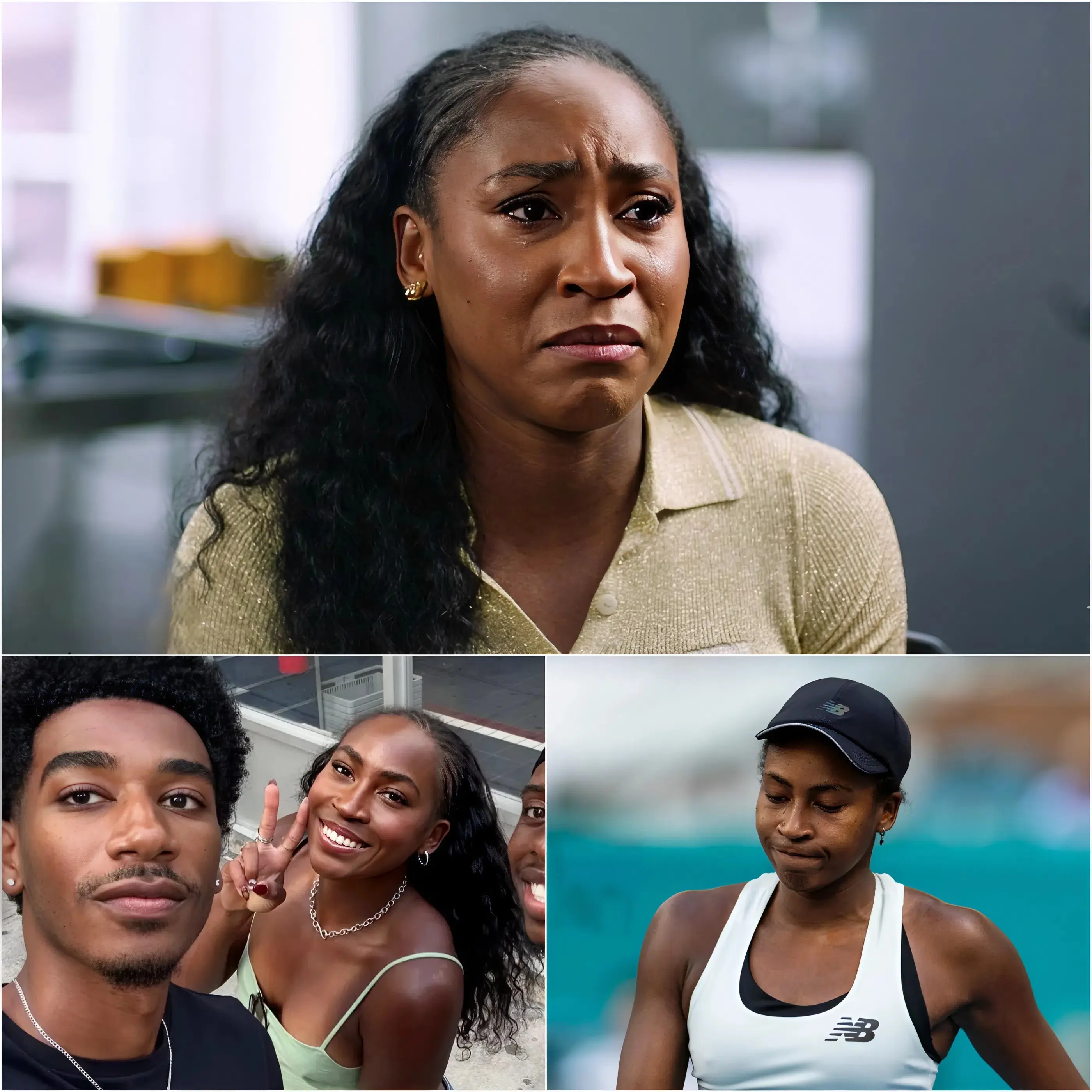 Cover Image for 💔EMOTIONAL: Coco Gauff breaks down in tears, saying “No one sees what we have to sacrifice…” She suddenly couldn’t hold back her emotions not because of a loss, but