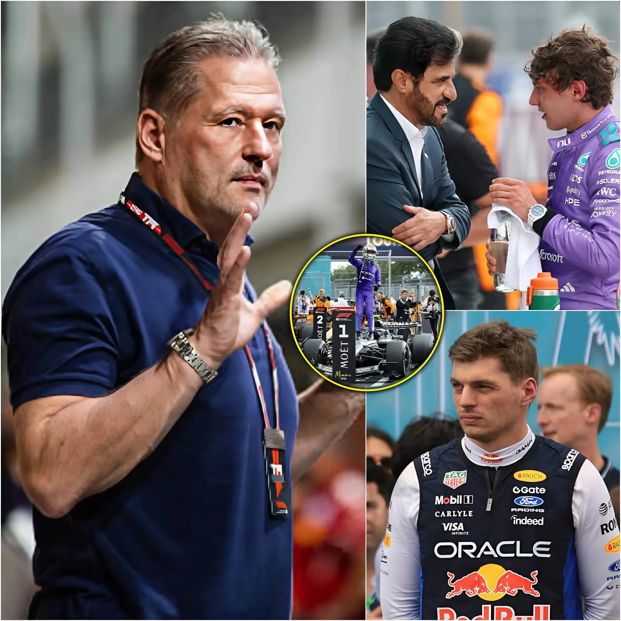Cover Image for ANNONCE OFFICIELLE🚨 Jos Verstappen a intenté une action en justice contre la FIA pour des décisions qui ont désavantagé Max Verstappen lors du Grand Prix de Miami : “Cette année, la F1 est ennuyeuse, la FIA est honteuse, ils détruisent la Formule 1. S’ils ne changent pas, mon fils quittera la Formule 1.” La FIA a immédiatement publié un communiqué officiel, aggravant encore la polémique !👇👇👇