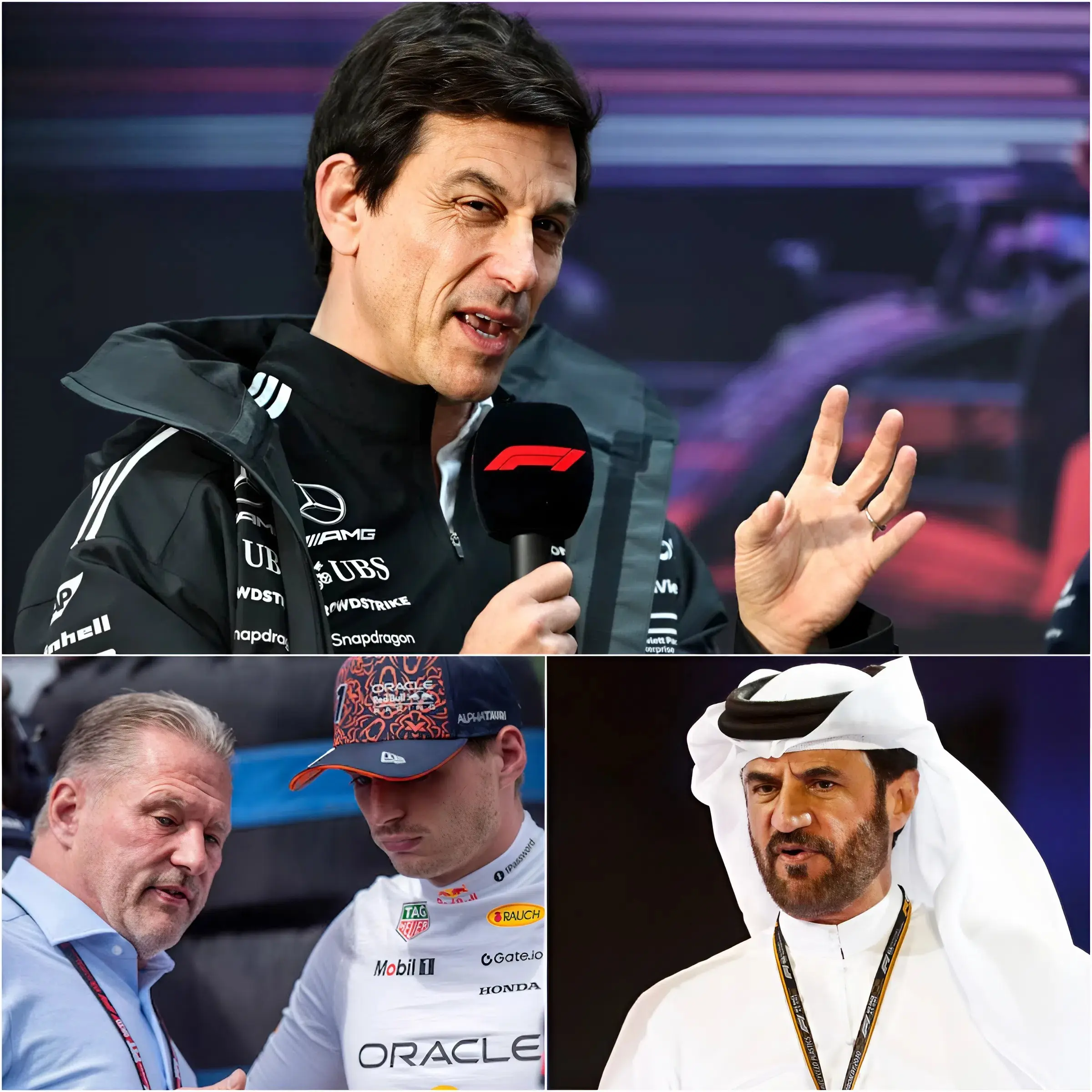 Cover Image for BREAKING NIEUWS 🛑: Volgens bronnen steunen Toto Wolff en verschillende teameigenaren een voorstel voor de Fédération Internationale de l’Automobile om de rol van Jos Verstappen bij het ondersteunen van Max Verstappen tijdens de resterende races van het seizoen 2026 mogelijk te beperken.