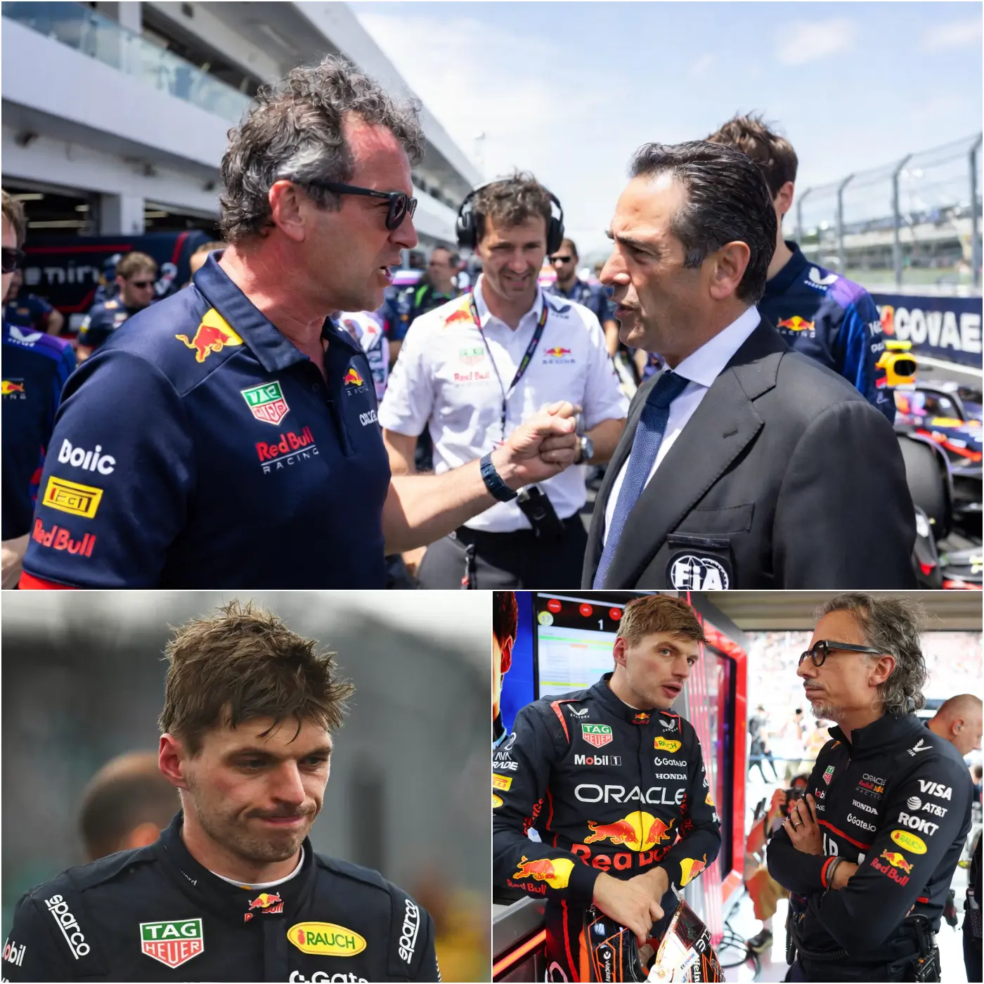 Cover Image for “Ik heb in al mijn jaren in de Formula 1 veel vreemde beslissingen meegemaakt, maar niets komt in de buurt van de roekeloosheid, partijdigheid en schaamteloosheid van wat Max Verstappen vanavond op het Miami International Autodrome heeft moeten verduren.