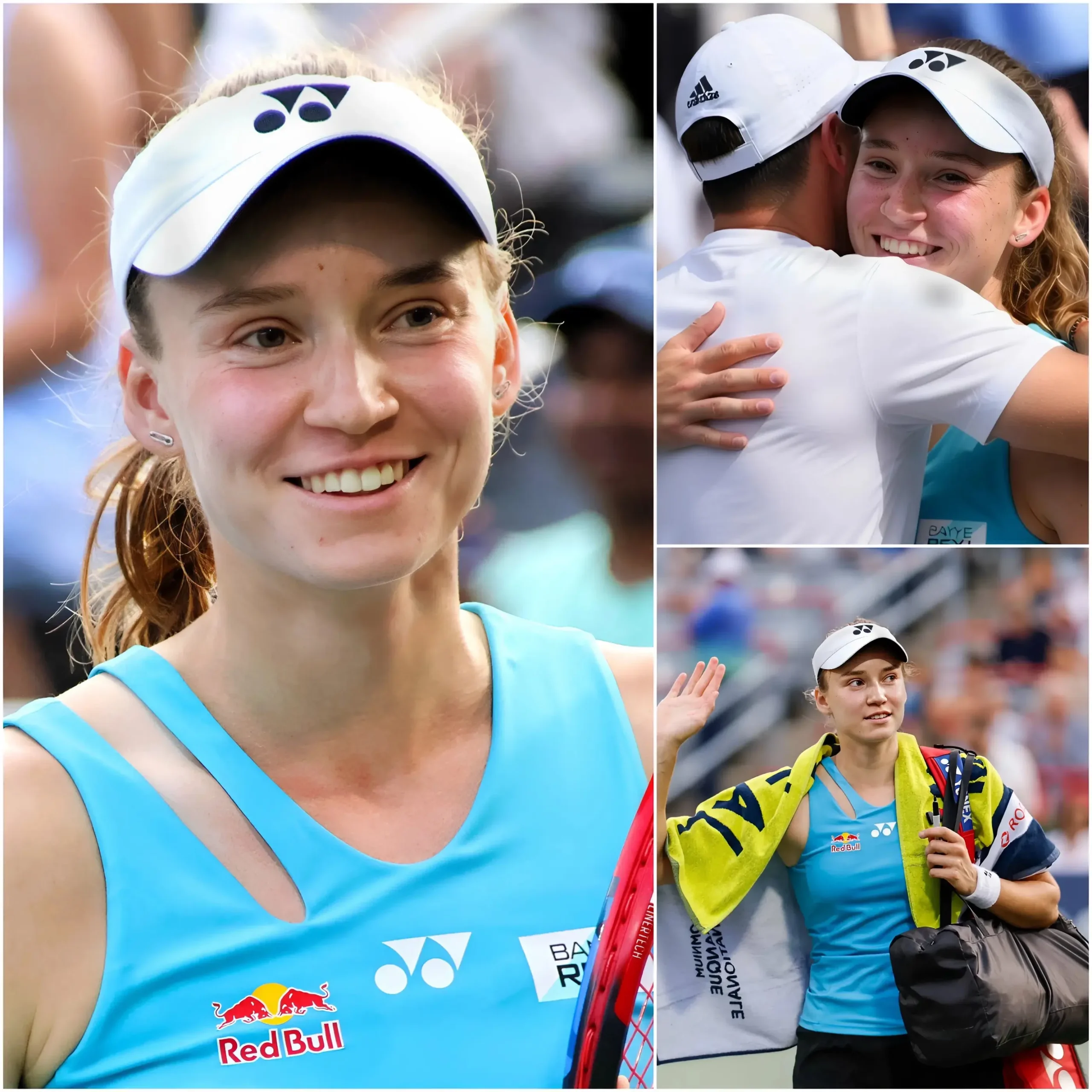Cover Image for ❤️🎾Elena Rybakina just dropped a bombshell that has the entire tennis world buzzing. In a surprising move that caught everyone off guard, she publicly introduced her boyfriend to the media for the very first time — and her powerful message stole the show.