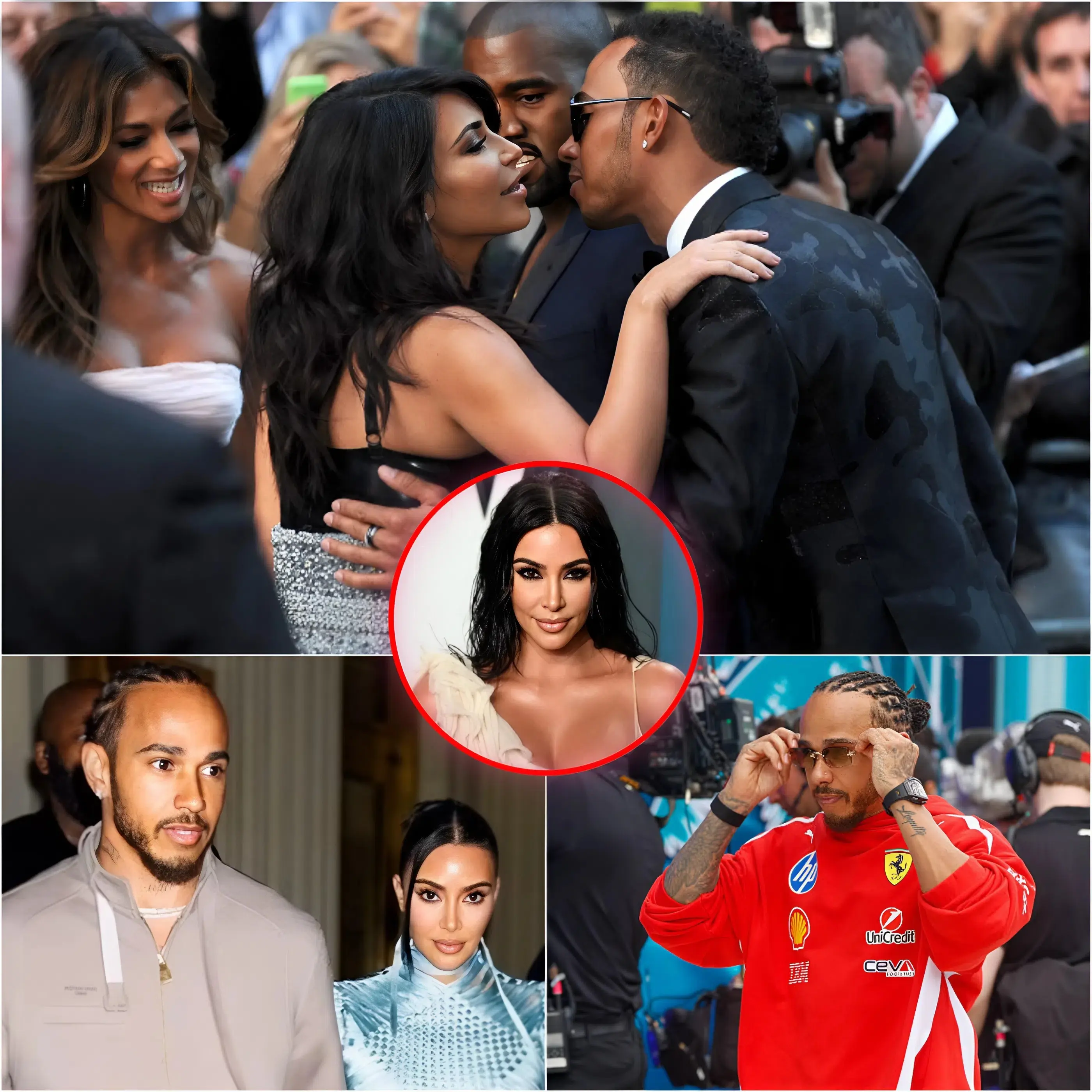 Cover Image for “SHE’S BRINGING BAD LUCK TO LEWIS!” — A wave of fierce criticism from Lewis Hamilton’s fans is erupting like never before as they witness their idol’s incredible decline in form since his alleged affair with Kim Kardashian.