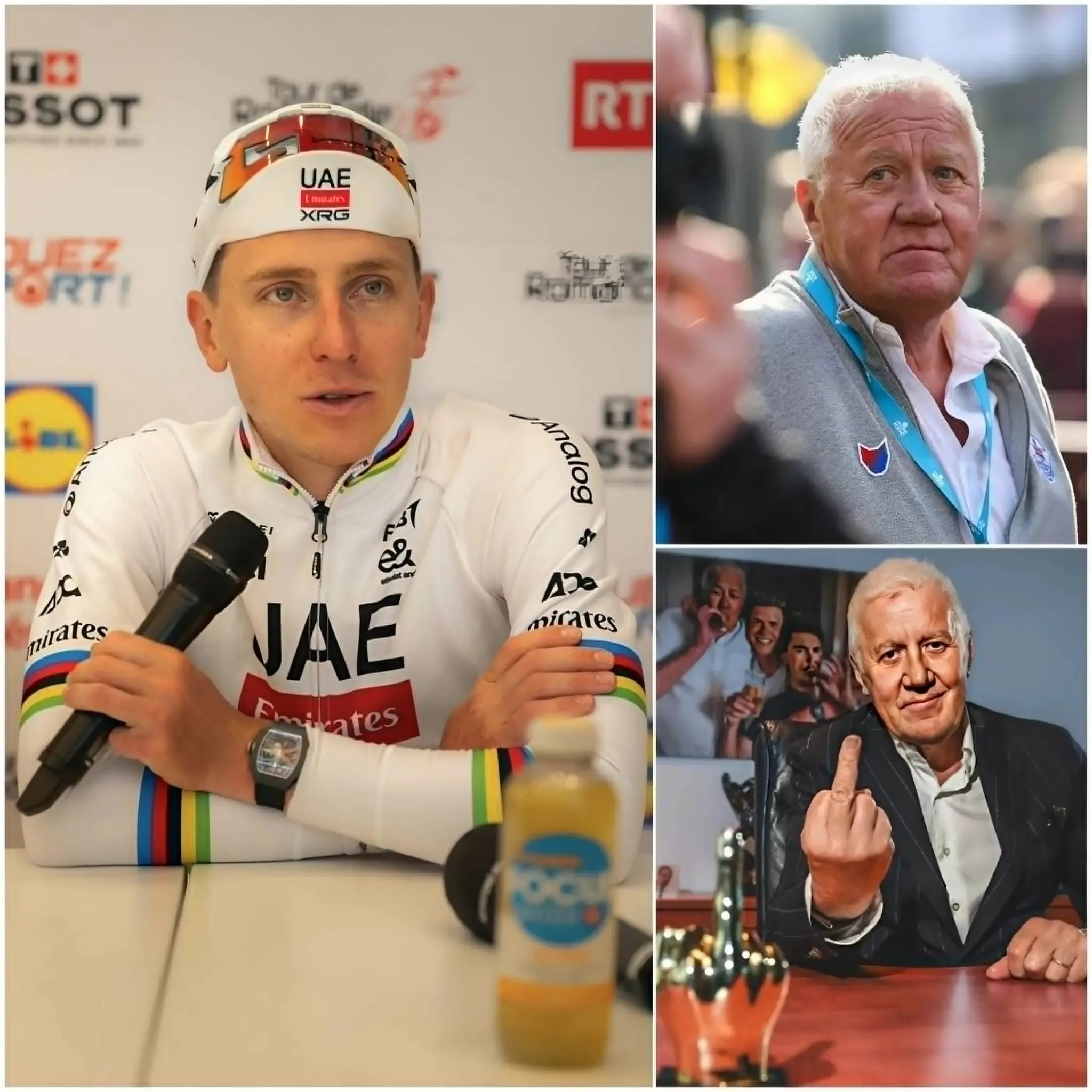 Cover Image for ‘Solo is een fietser’. Als het commentaar van Patrick Lefevere wordt uitgesproken, après een tweede van de kapitein van de Arabische universiteitshoofd, Tadej Pogacar, geniet van het atelier met een rustig antwoord, maar is direct.⚡